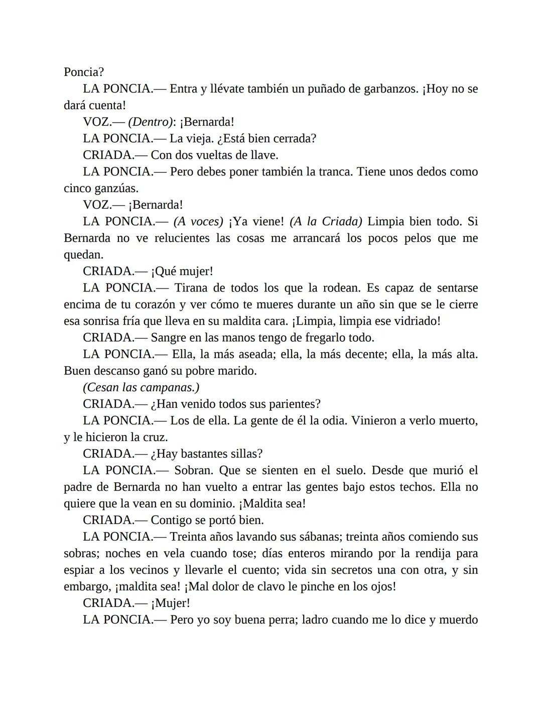 FEDERICO
GARCIÍA
LORCA
LA CASA DE
BERNARDA
ALBA
AUSTRAL
ePUB A la muerte de su marido, Bernarda impone a sus hijas un luto riguroso
de 8 a
