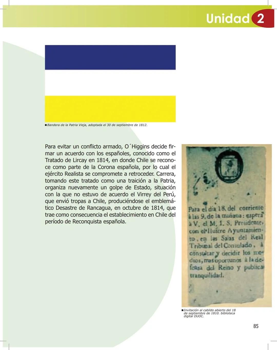 # La Independencia en América y en Chile
Aun cuando en este período en Hispanoamérica existían diferentes realidades,
las distintas colonia