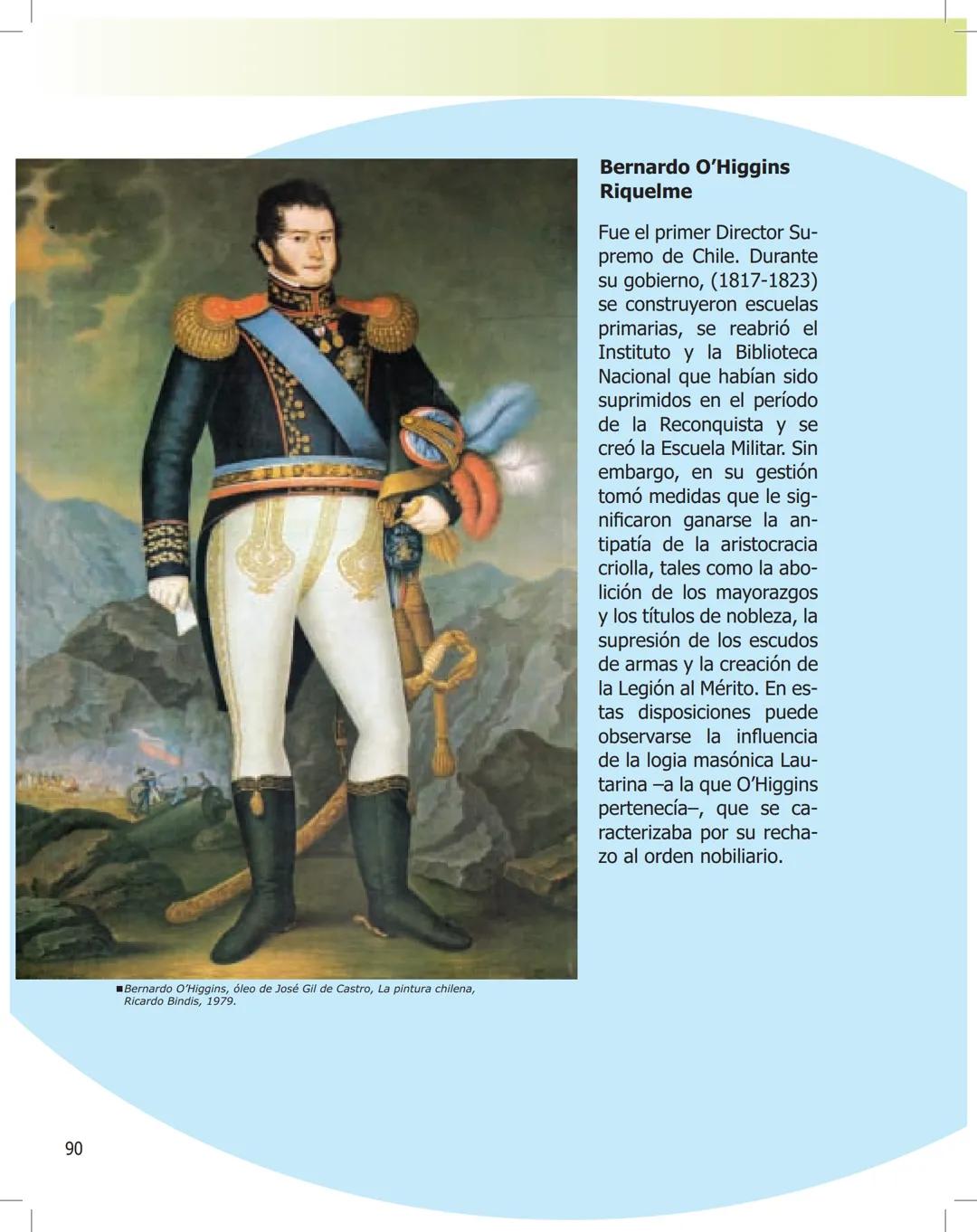 # La Independencia en América y en Chile
Aun cuando en este período en Hispanoamérica existían diferentes realidades,
las distintas colonia