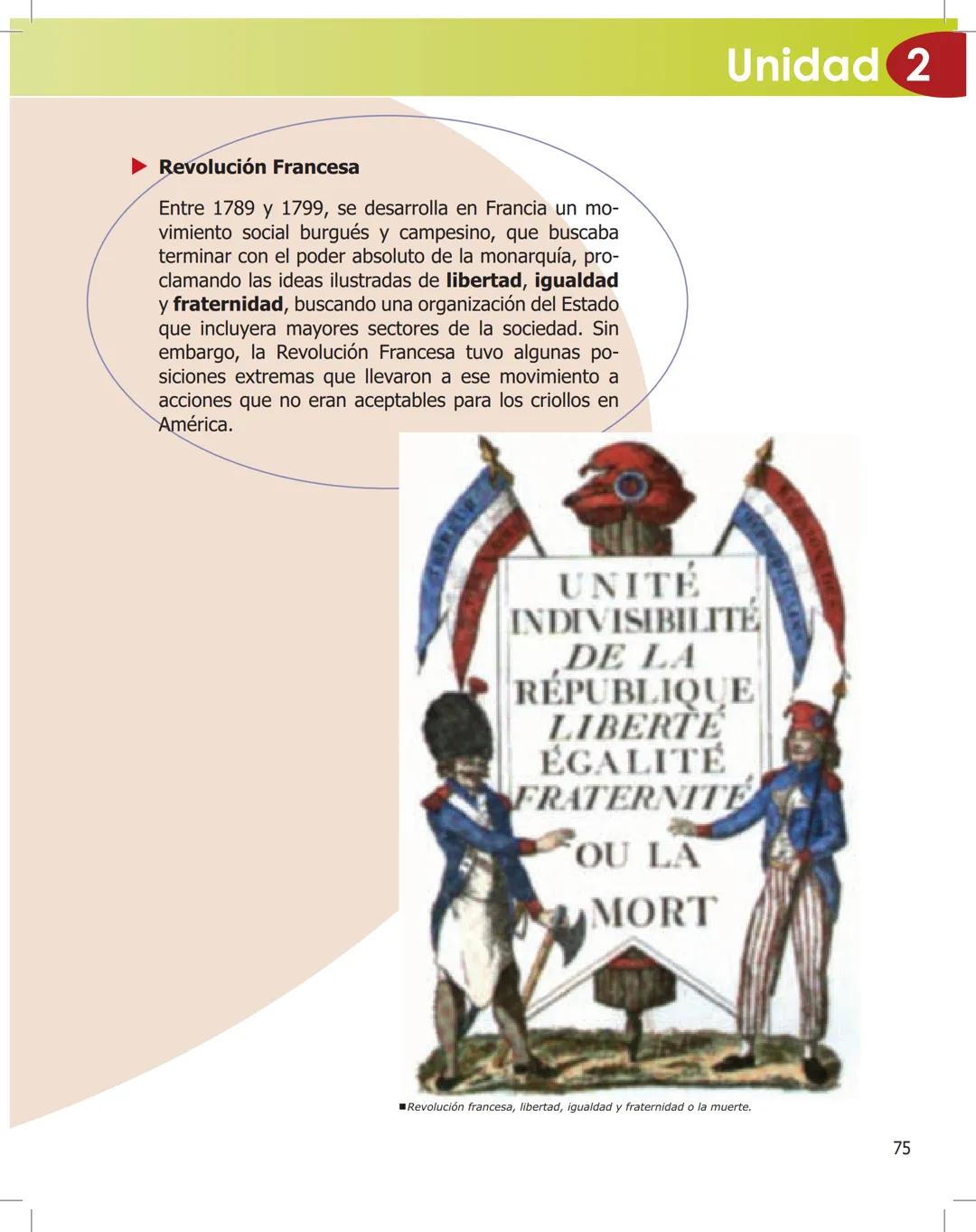 # La Independencia en América y en Chile
Aun cuando en este período en Hispanoamérica existían diferentes realidades,
las distintas colonia
