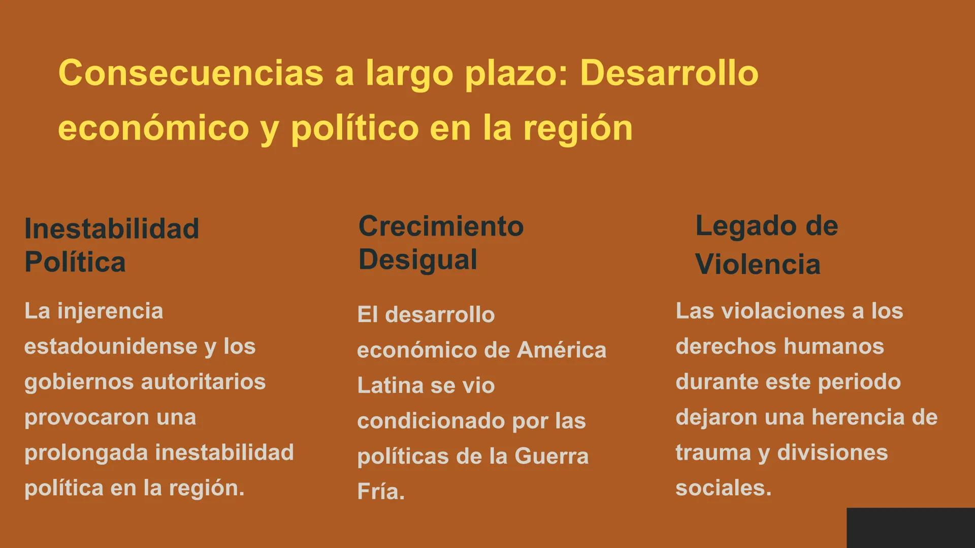 # Influencia de la
Guerra Fría en
América Latina:
Un análisis de su
impacto
La Guerra Fría tuvo un profundo impacto en América Latina, dond
