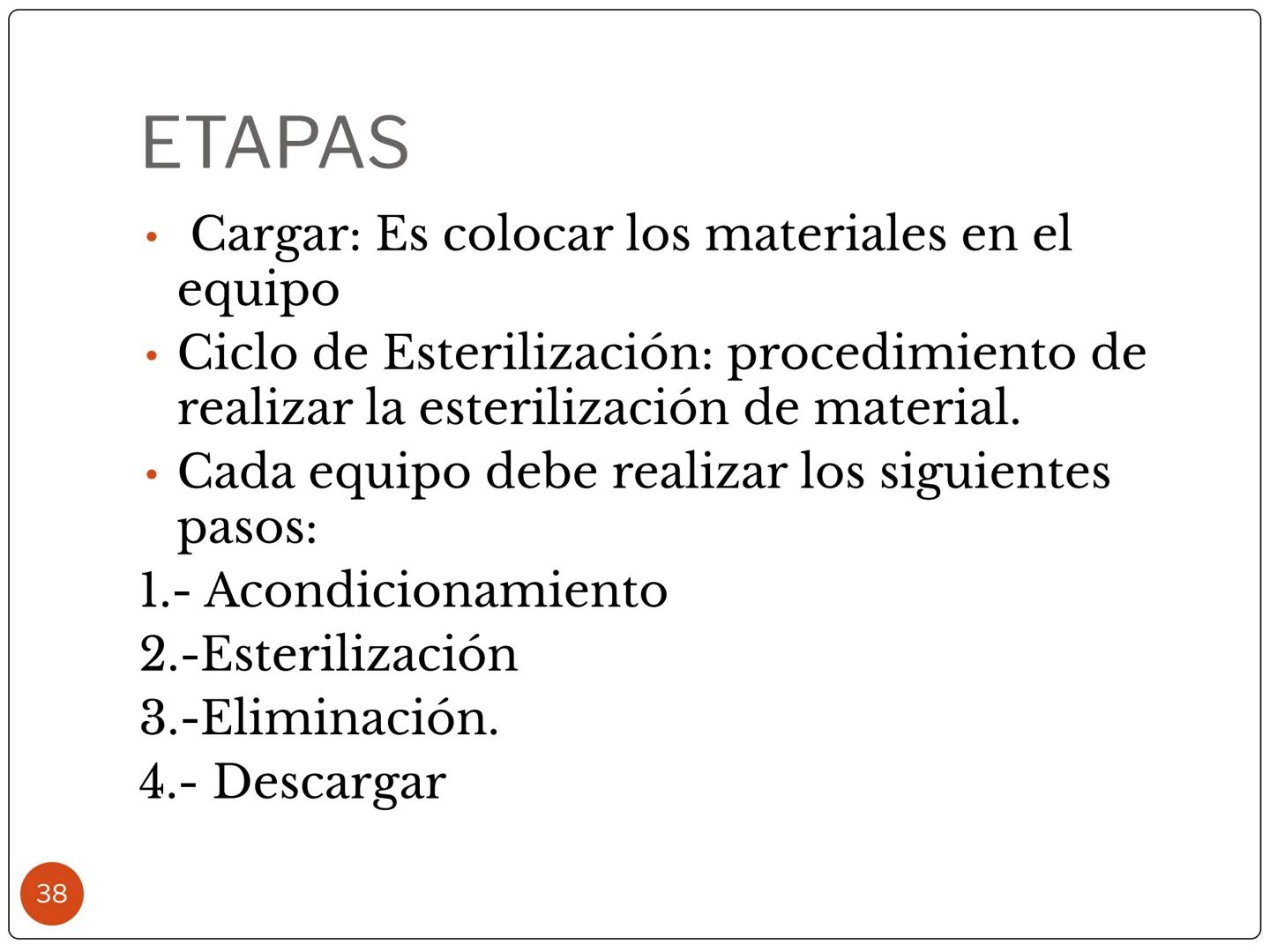 # PROCESO DE ESTERILIZACIÓN
María Teresa Valenzuela
E.U
1 # PROCESO DE ESTERILIZACIÓN
Conjunto de acciones, actividades o
procedimientos