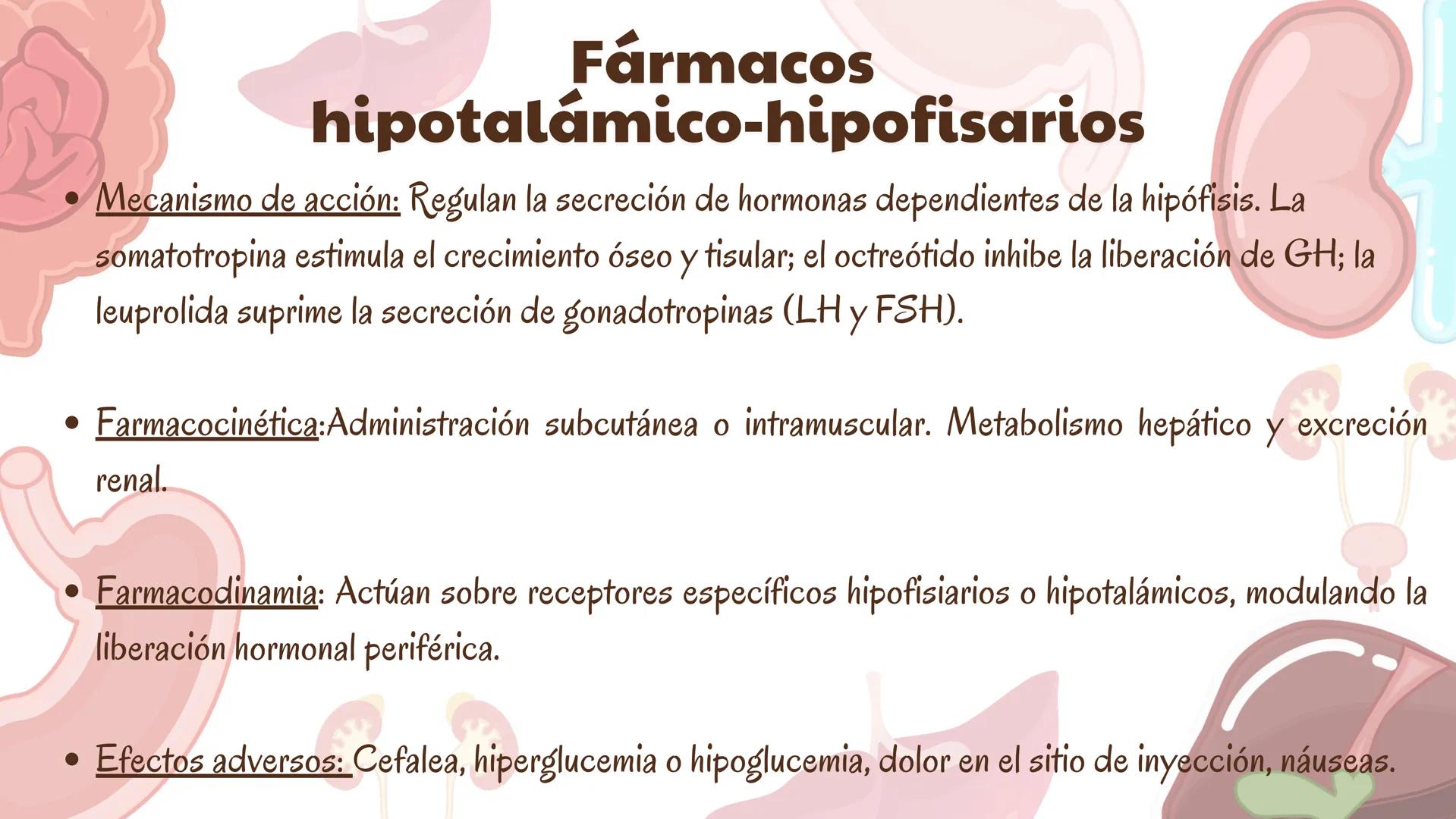 # Farmacologia
## del sistema
### endocrino
Constanza Maureira Hernández # Introducción
La farmacología del sistema endocrino estudia los m