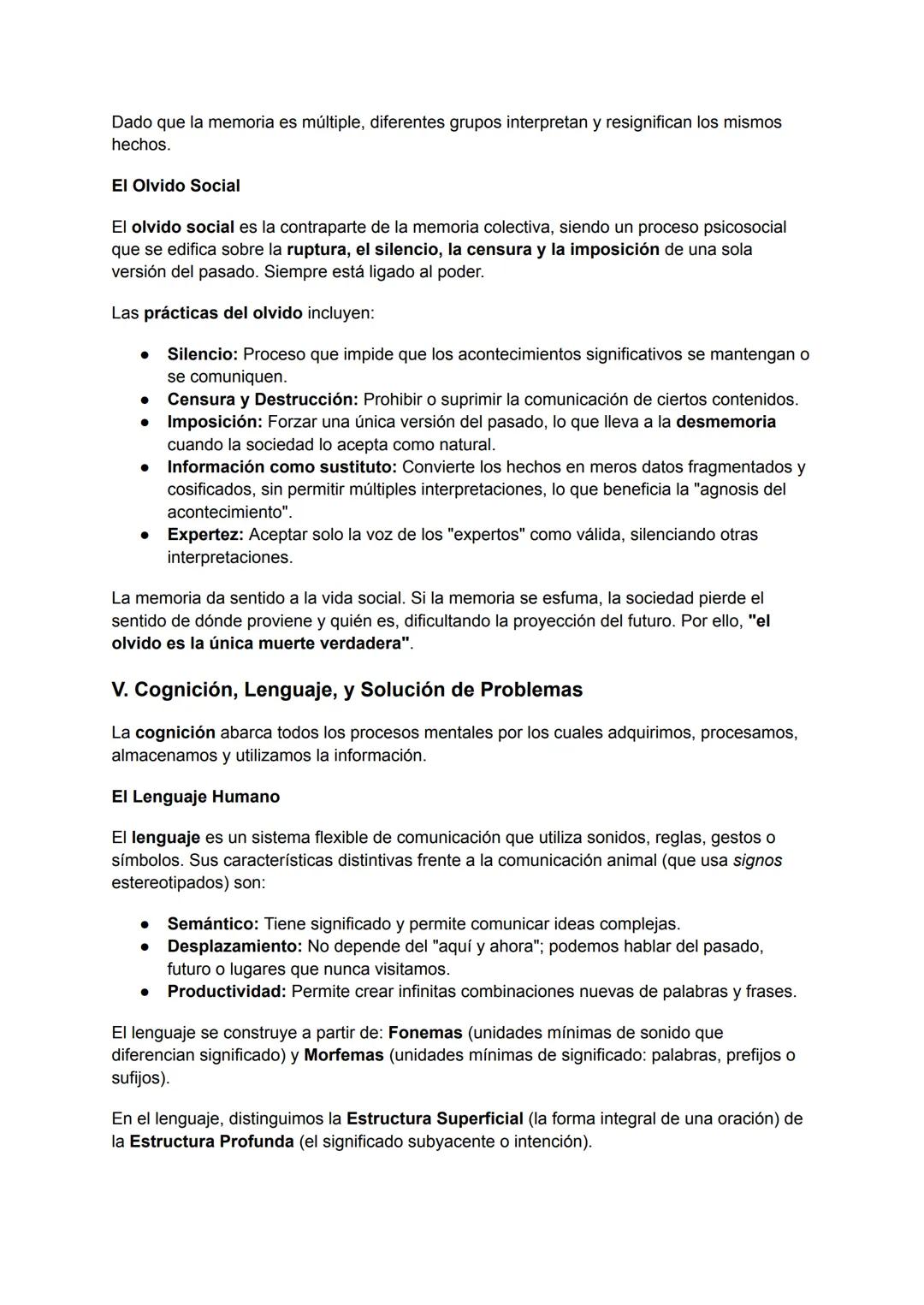 # Resumen Extenso de los Contenidos: Procesos
Psicológicos y Neurociencias
El material de estudio abarca temas cruciales de la psicología y