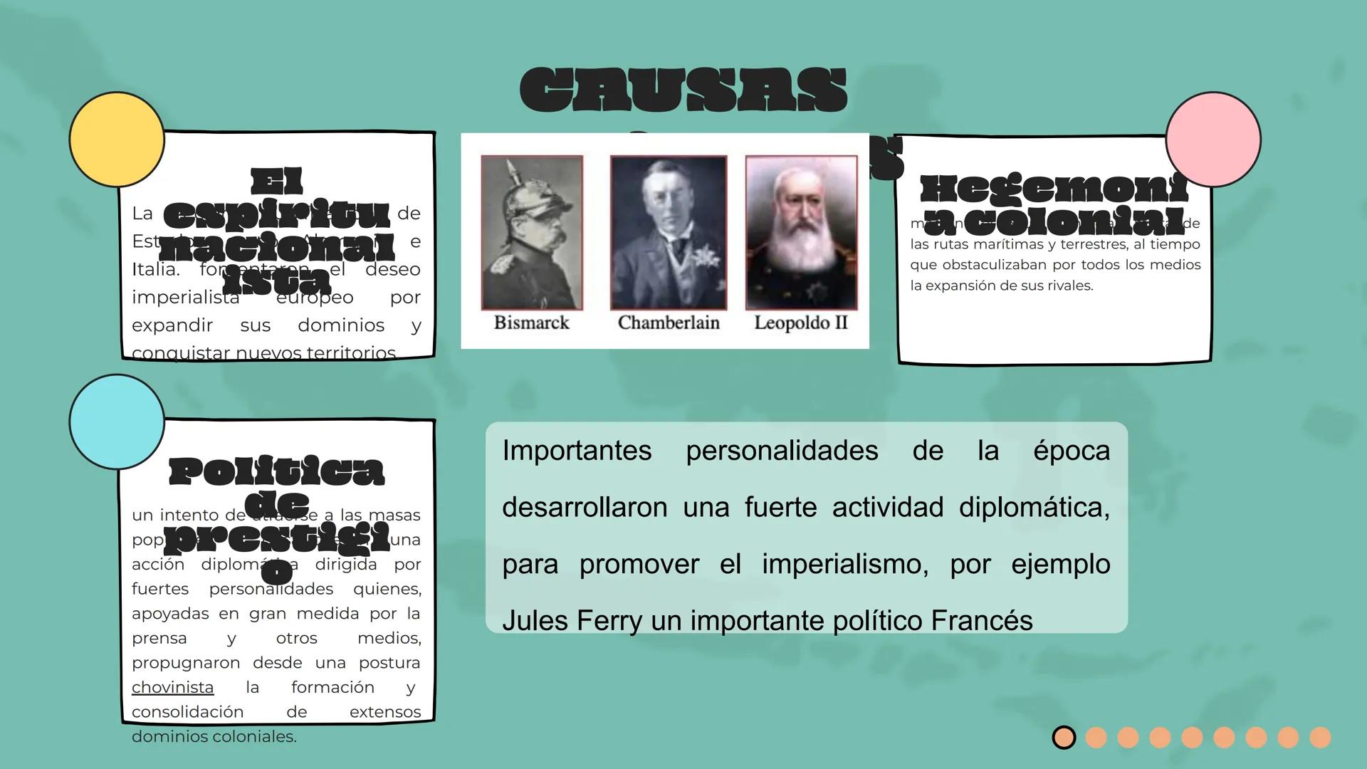 THE RHODES COLOSSUS
# El imperialismo
## y sus causas
Curso: 1° Medio
Profesores: Alejandra Toledo - María Josefina
Sandoval
Objetivo: