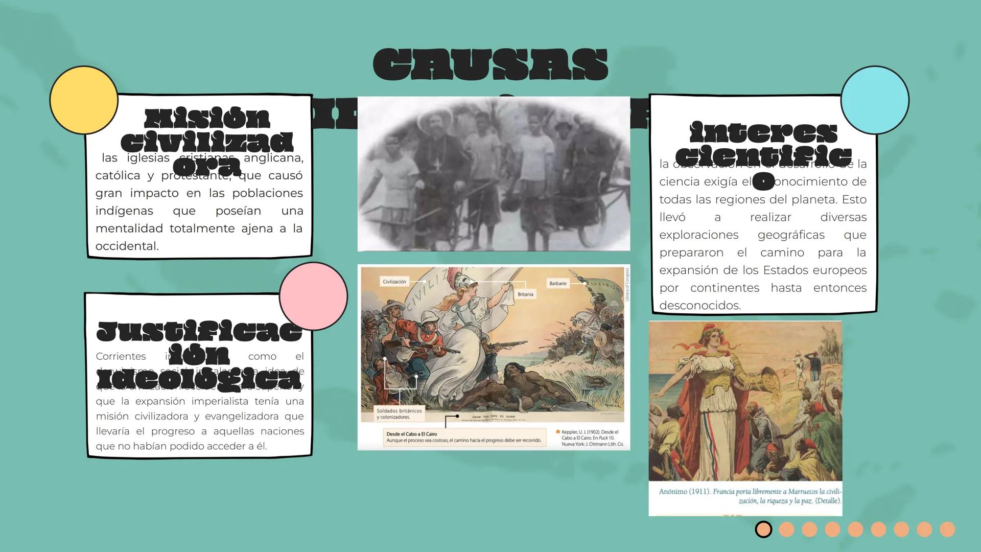 THE RHODES COLOSSUS
# El imperialismo
## y sus causas
Curso: 1° Medio
Profesores: Alejandra Toledo - María Josefina
Sandoval
Objetivo: