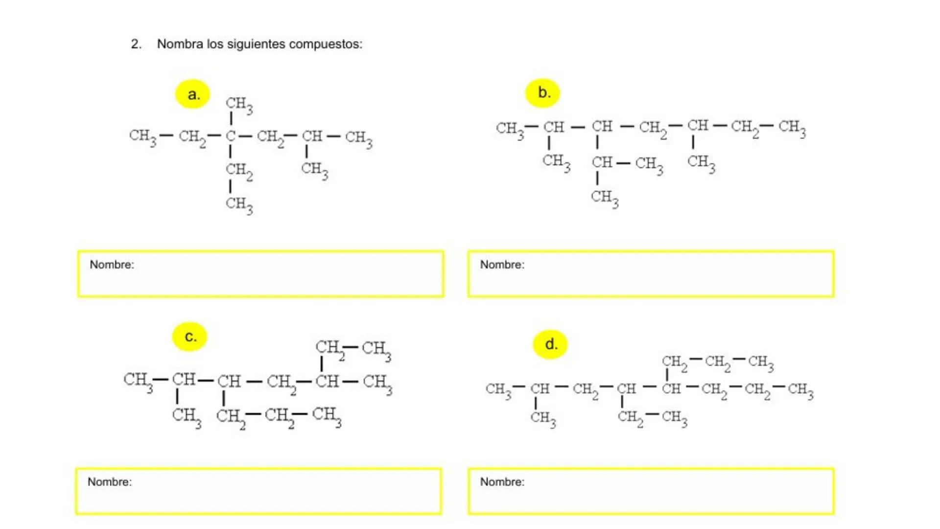 # QUÍMICA ORGÁNICA
COMPUESTOS ORGÁNICOS: NOMENCLATURA DE HIDROCARBUROS
OBJETIVO: Identificar hidrocarburos y nombrarlos según las reglas d