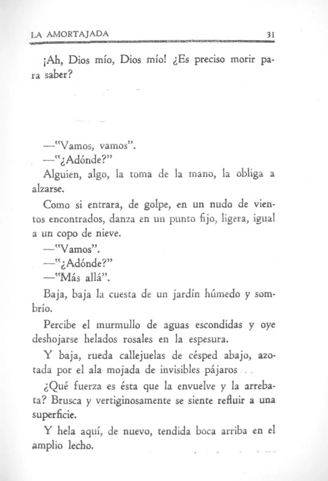 MARIA LUISA BOMBAL
LA AMORTAJADA
NOVELA
Segunda edición
N A S C I M E N T O MARIA LUISA BOMBAL
LA AMORTAJADA
NOVELA
Segunda edición