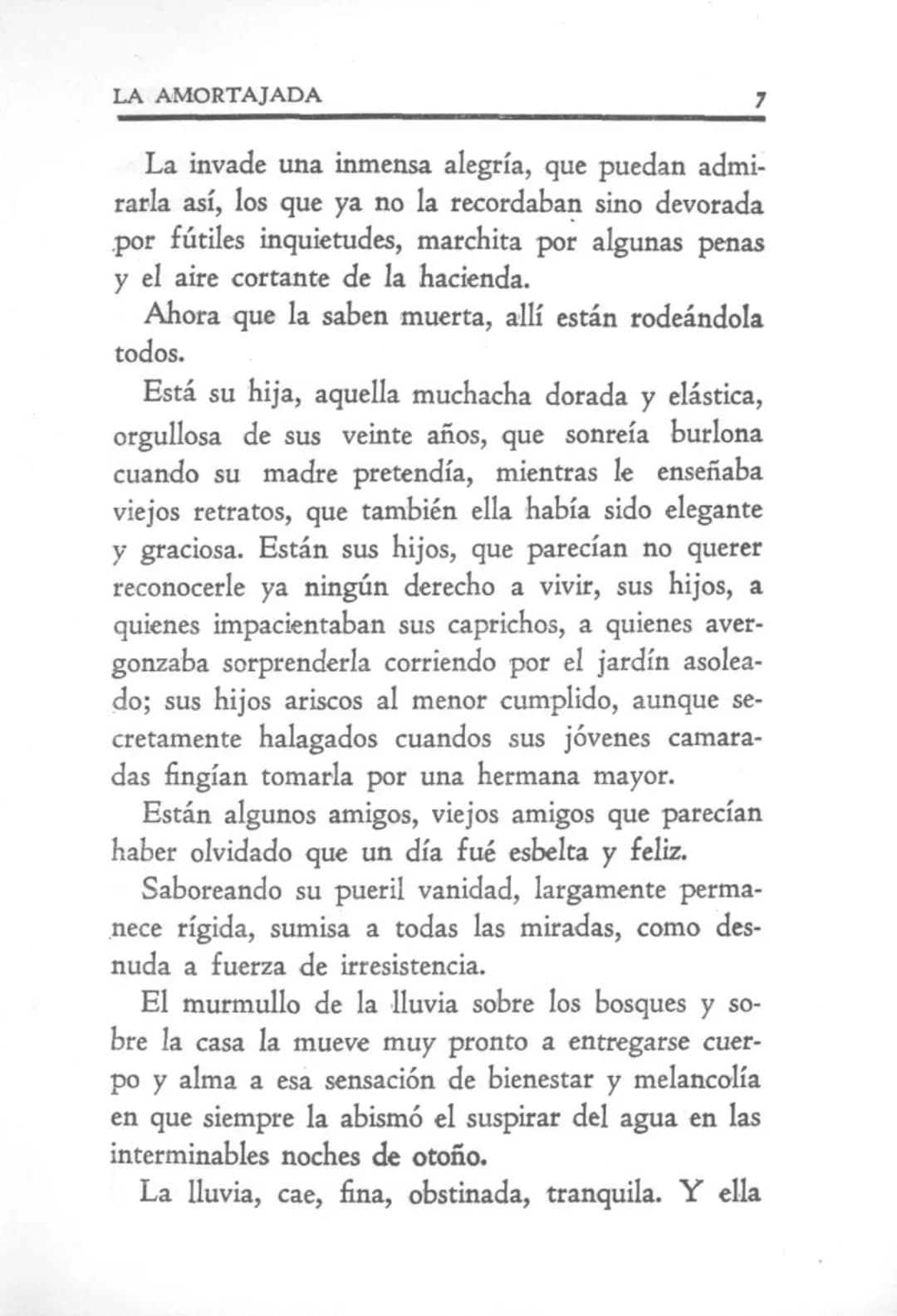 MARIA LUISA BOMBAL
LA AMORTAJADA
NOVELA
Segunda edición
N A S C I M E N T O MARIA LUISA BOMBAL
LA AMORTAJADA
NOVELA
Segunda edición