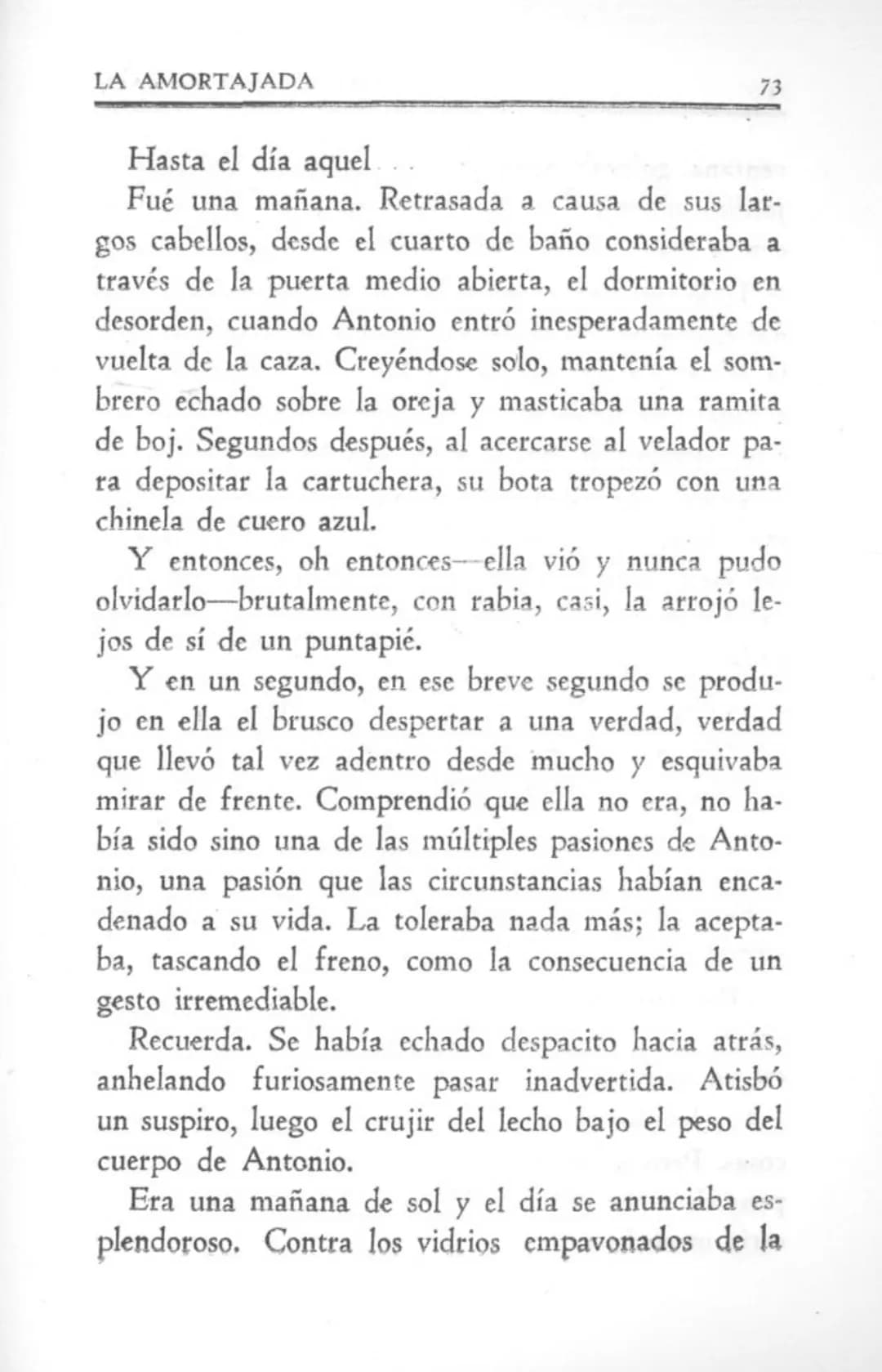 MARIA LUISA BOMBAL
LA AMORTAJADA
NOVELA
Segunda edición
N A S C I M E N T O MARIA LUISA BOMBAL
LA AMORTAJADA
NOVELA
Segunda edición