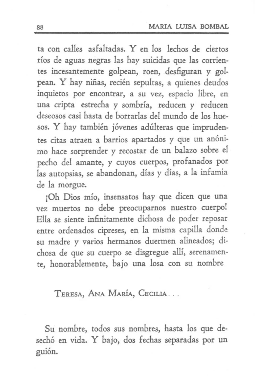 MARIA LUISA BOMBAL
LA AMORTAJADA
NOVELA
Segunda edición
N A S C I M E N T O MARIA LUISA BOMBAL
LA AMORTAJADA
NOVELA
Segunda edición