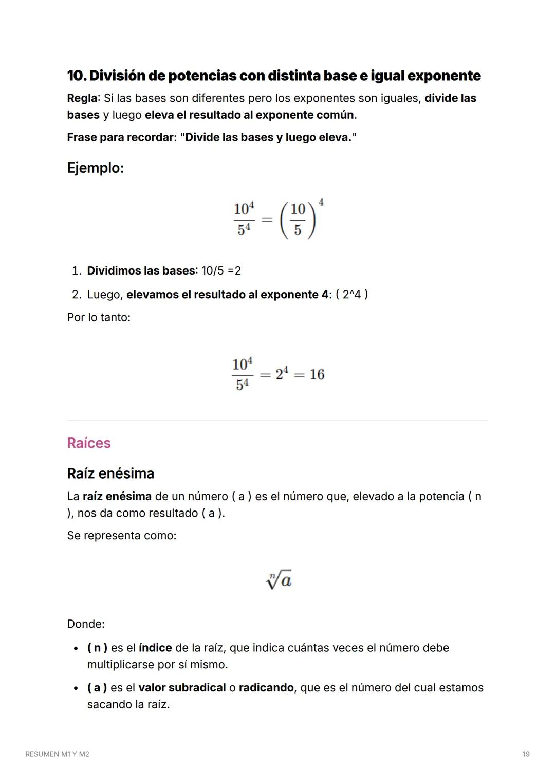 # RESUMEN M1 Y M2
COMPLETO (part. 1)
## Eje Números Enteros y Racionales
LA SUMA O RESTA DE:
- DOS PARES DAN COMO RESULTADO UN NÚMERO PA