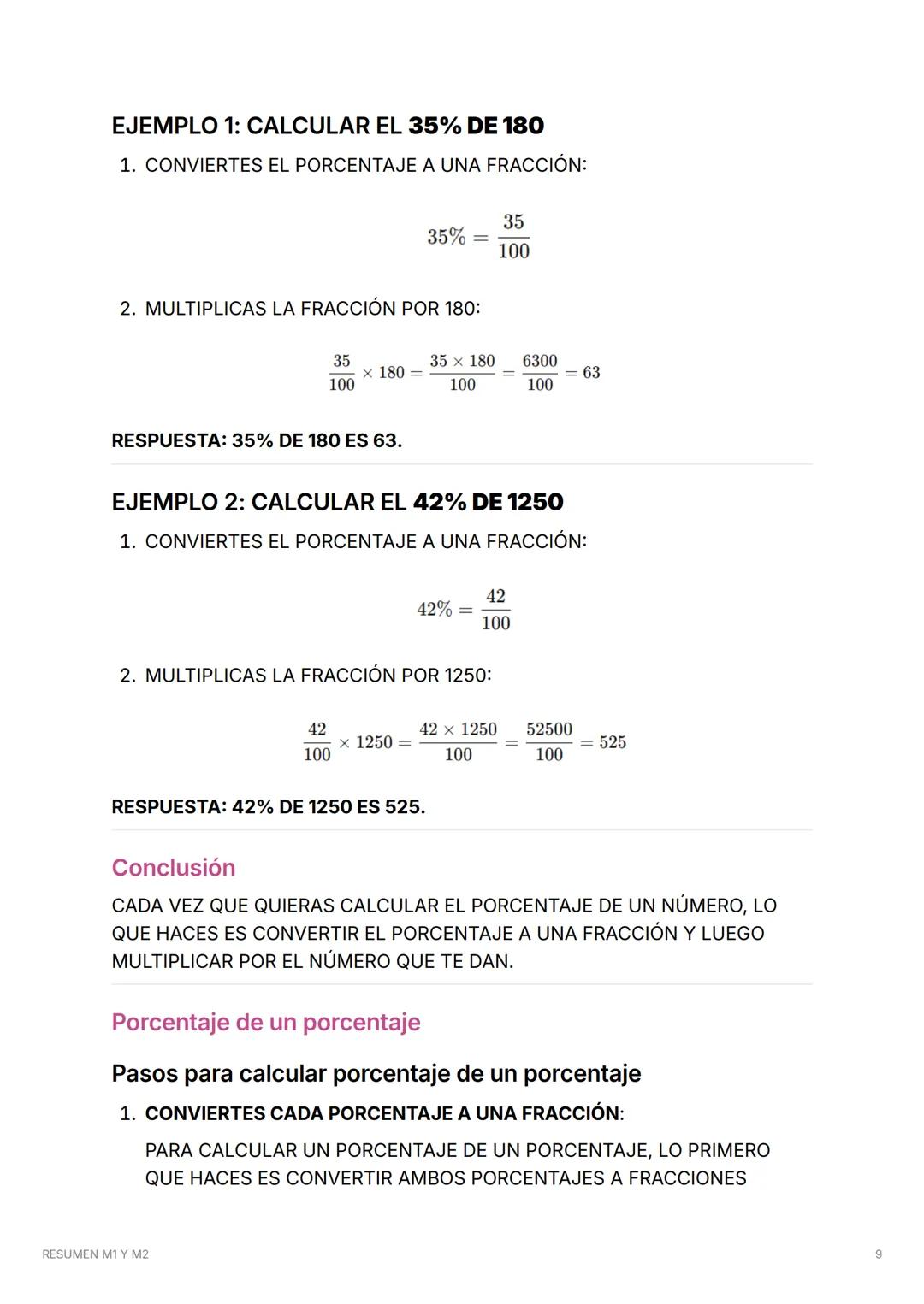 # RESUMEN M1 Y M2
COMPLETO (part. 1)
## Eje Números Enteros y Racionales
LA SUMA O RESTA DE:
- DOS PARES DAN COMO RESULTADO UN NÚMERO PA