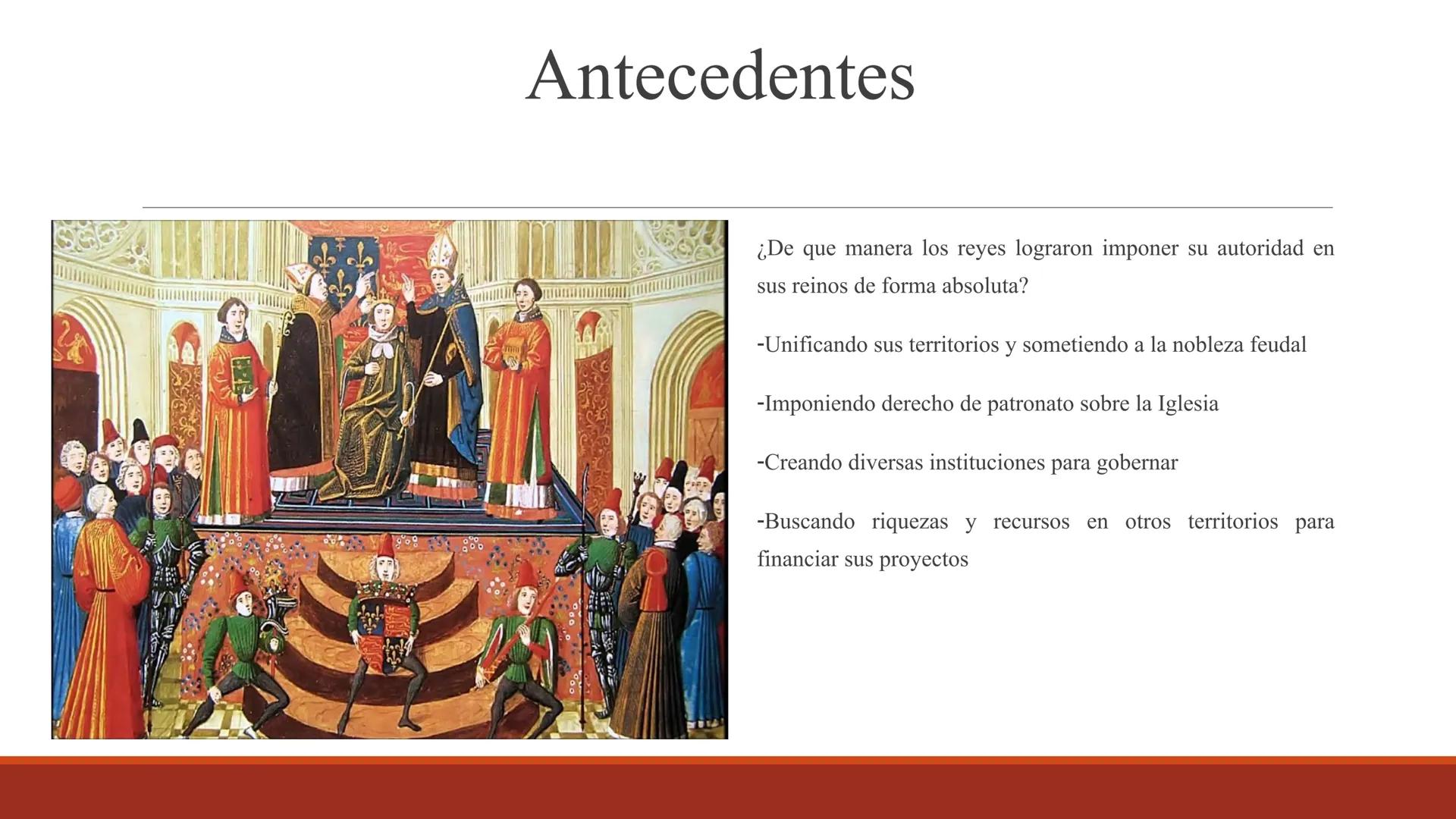 # Las monarquías absolutas
El Absolutismo Monárquico fue un sistema
político, que se desarrolló en Europa durante los
siglos XVII y XVIII.