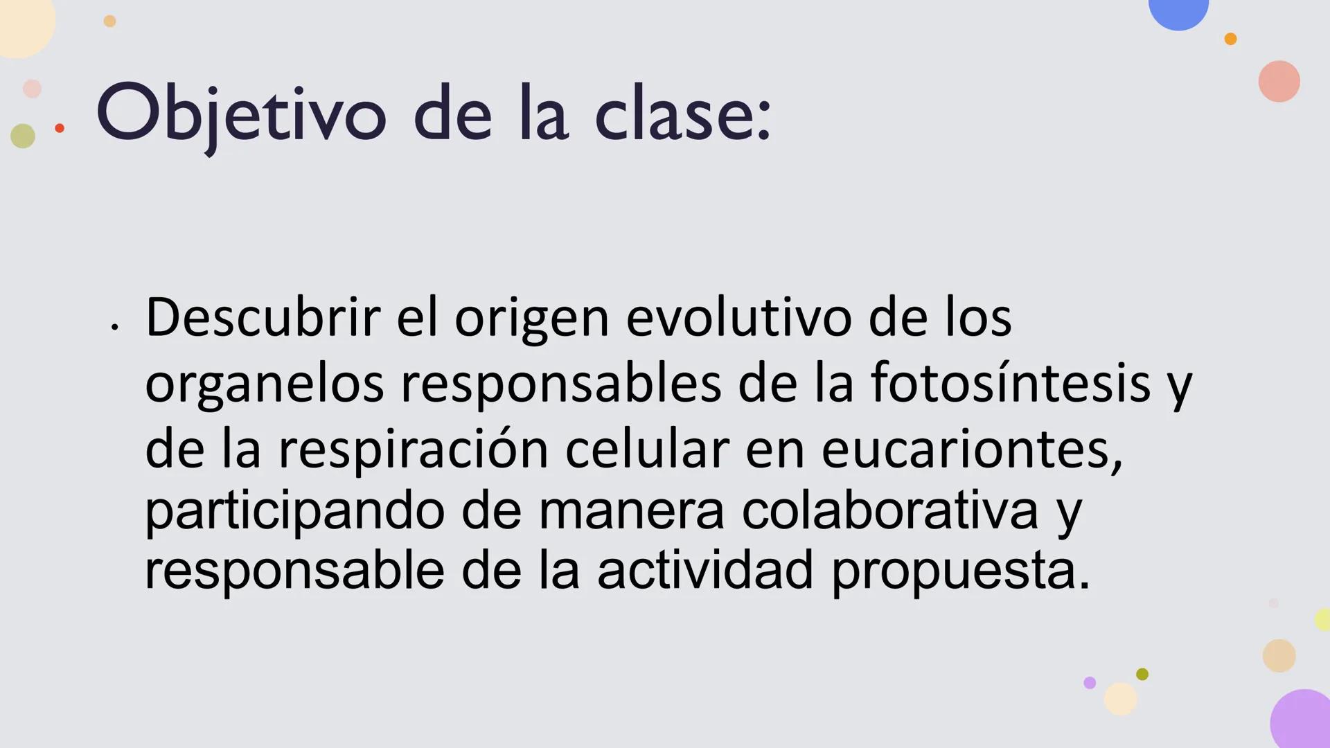 OBJETIVO DE LA CLASE:
•
Comprender que, en el ecosistema, los organismos ocupan
niveles tróficos de acuerdo con el modo en que obtienen su
a