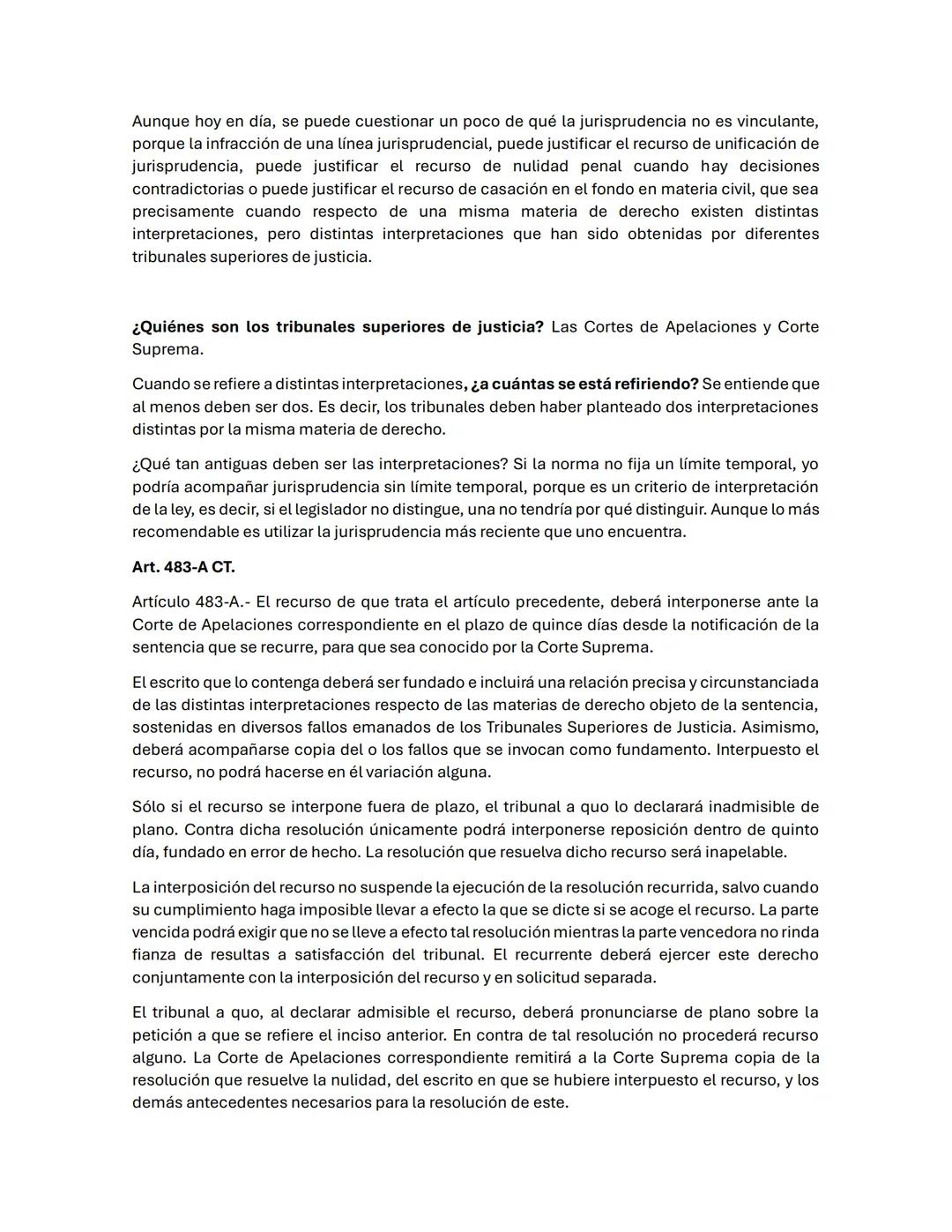 # RECURSOS
Art. 474 CT. Los recursos se regirán por las normas establecidas en este Párrafo, y
supletoriamente por las normas establecidas