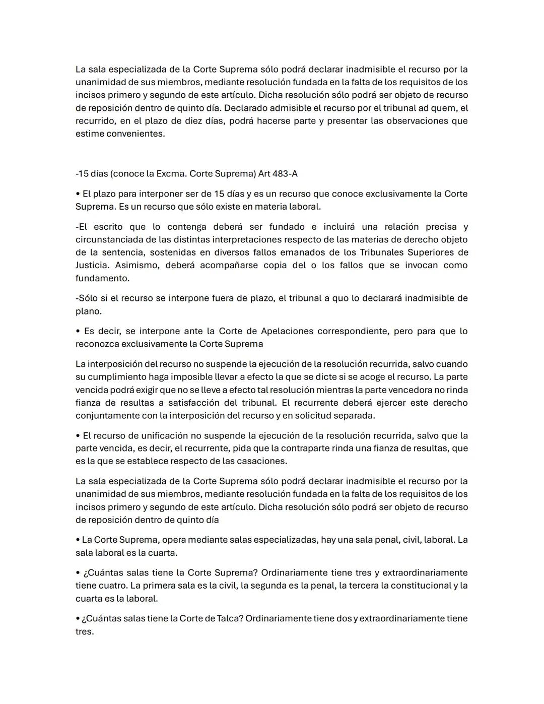 # RECURSOS
Art. 474 CT. Los recursos se regirán por las normas establecidas en este Párrafo, y
supletoriamente por las normas establecidas