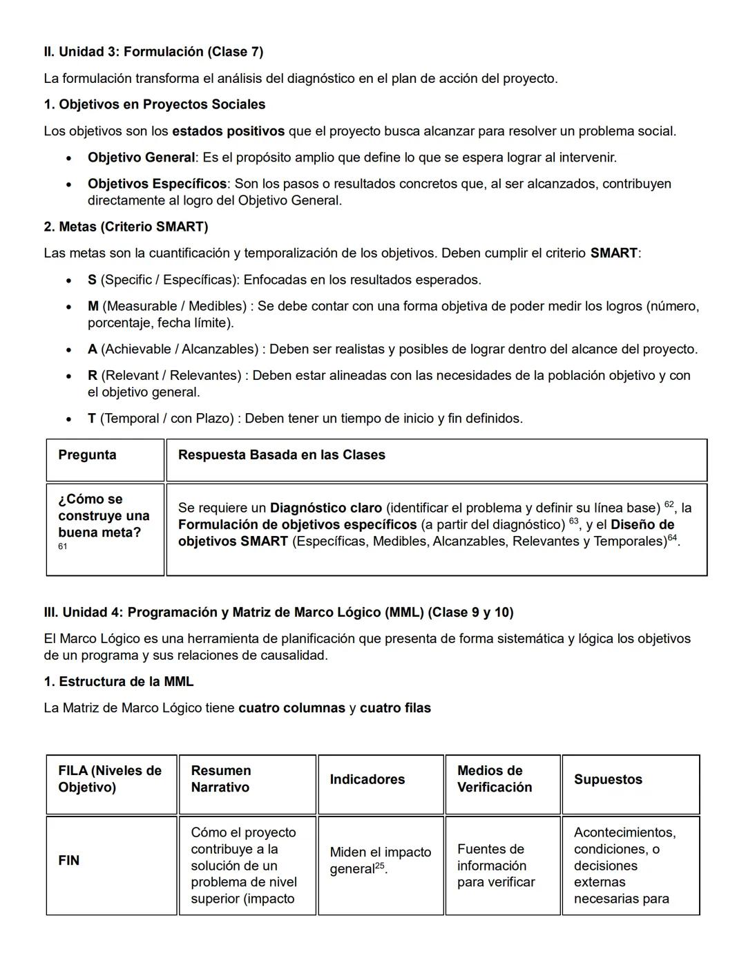 I. Unidad 2: Diagnóstico (Clase 5 y 6)
El diagnóstico es el punto de partida fundamental del proyecto social, pues recaba información esenc