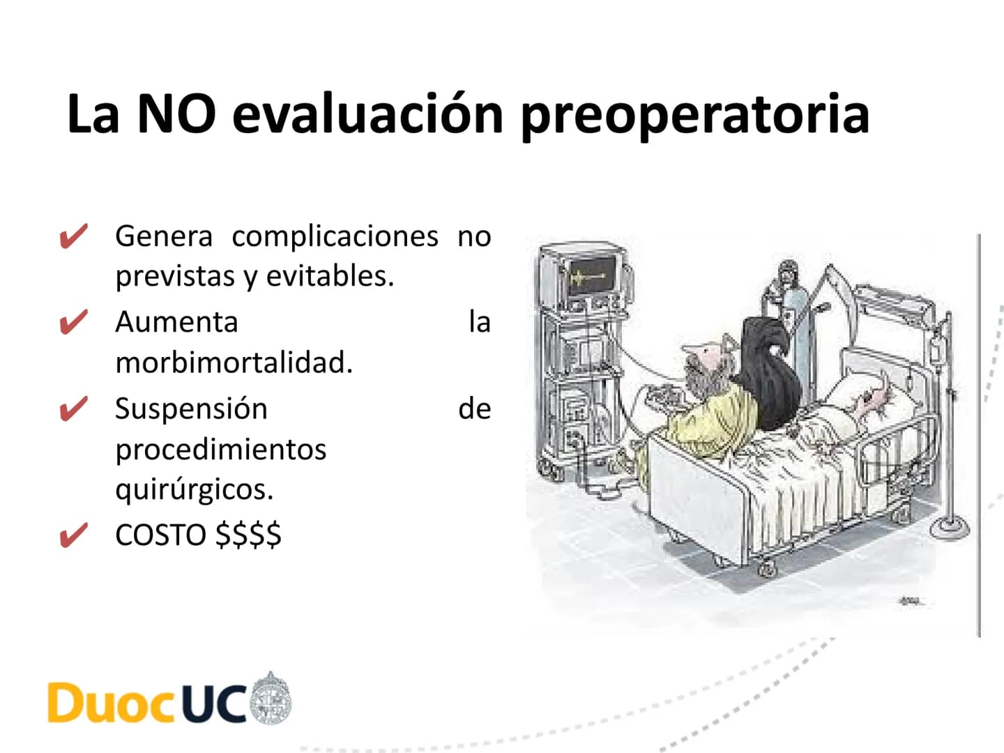 # CUIDADOS DE ENFERMERIA EN EL
# PROCESO PERIOPERATORIO
# DuocUC ¿Recuerdo o no la clase anterior? # Resultados de aprendizaje
• Conocer