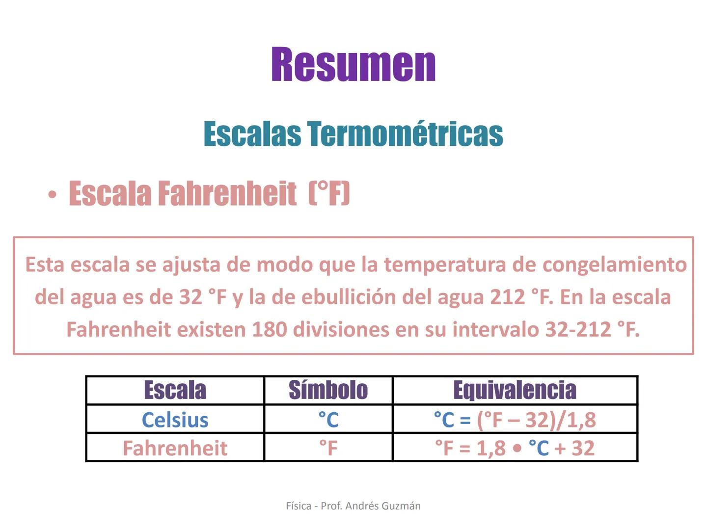 e
Colegio Presbiteriano
David Trumbull
Fundado en 1869
Unidad: Calor y Temperatura
Temperatura y escalas termométricas
Física
8° Básico
P