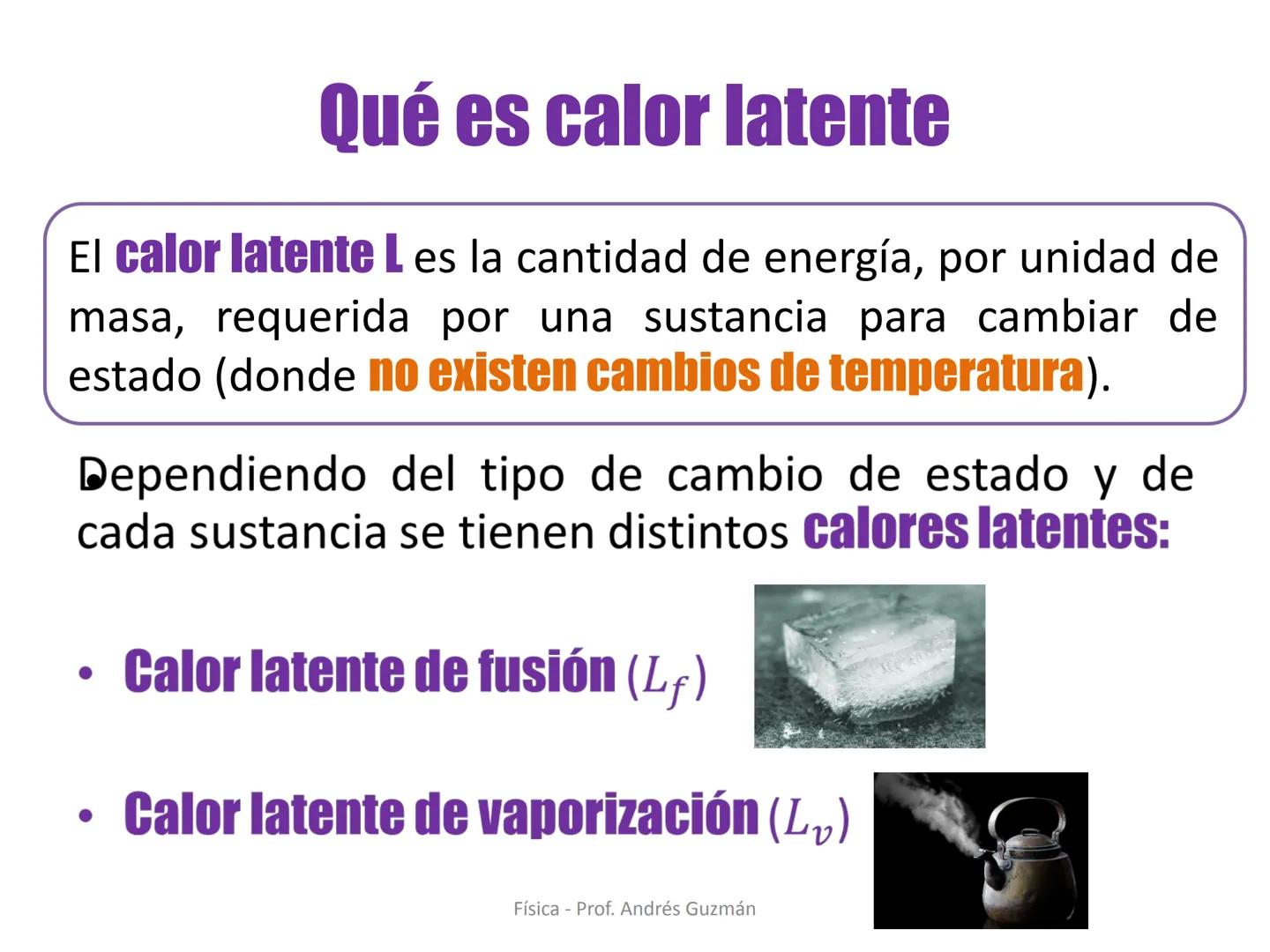 Colegio Presbiteriano
David Trumbull
Fundado en 1869
Unidad: Lo electrizante y cálido de nuestras vidas
Calor Latente
Física
8° Básico
P