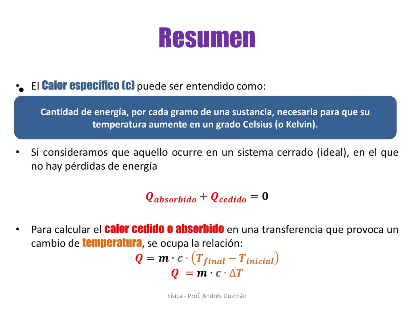 e
Colegio Presbiteriano
David Trumbull
Fundado en 1869
Unidad: Lo electrizante y cálido de nuestras vidas
Qué es el calor
Física
8° Básic