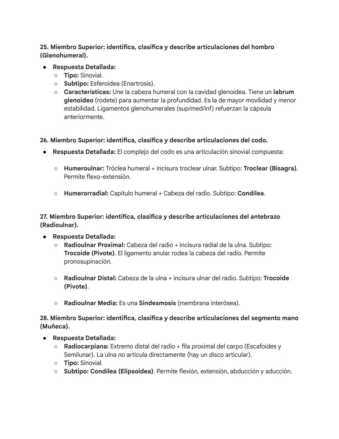 # TEXTO ESTUDIO EXAMEN ΑΝΑΤΟΜΙΑ
SOLEMNE 1
I. UNIDAD: GENERALIDADES DE ANATOMÍA
(Preguntas 1-8)
1. Reconocer planos y ejes de movimiento