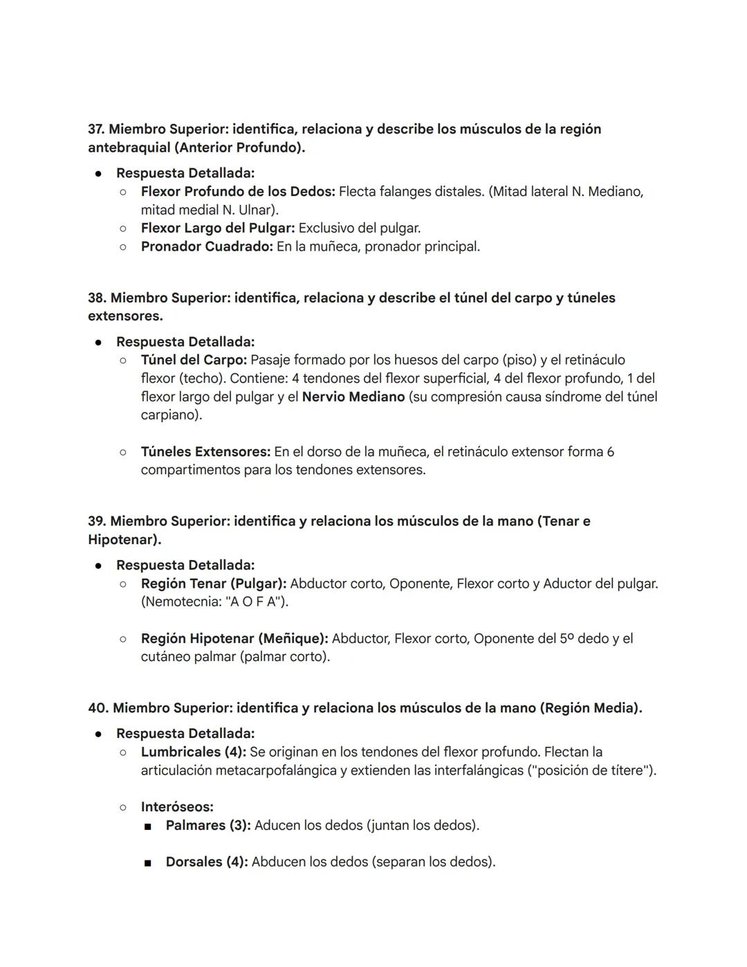 # TEXTO ESTUDIO EXAMEN ΑΝΑΤΟΜΙΑ
SOLEMNE 1
I. UNIDAD: GENERALIDADES DE ANATOMÍA
(Preguntas 1-8)
1. Reconocer planos y ejes de movimiento