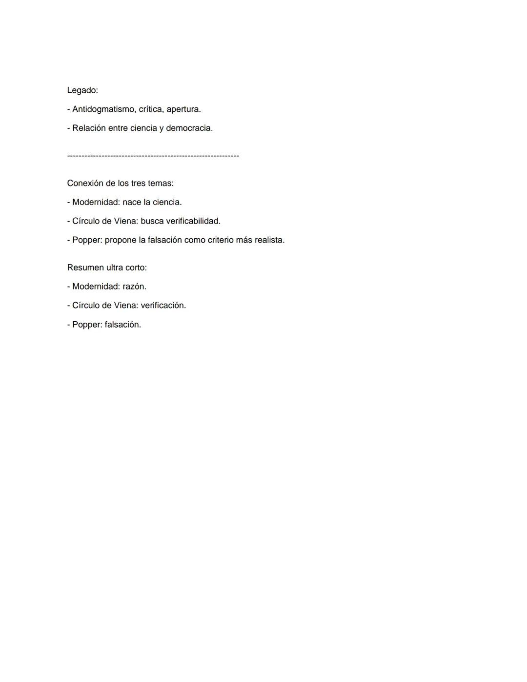 RESUMEN GENERAL DE LOS TRES CONTENIDOS
1. El Pensamiento Moderno: La Revolución de la Razón
Entre los siglos XVI y XVIII surge la Modernid