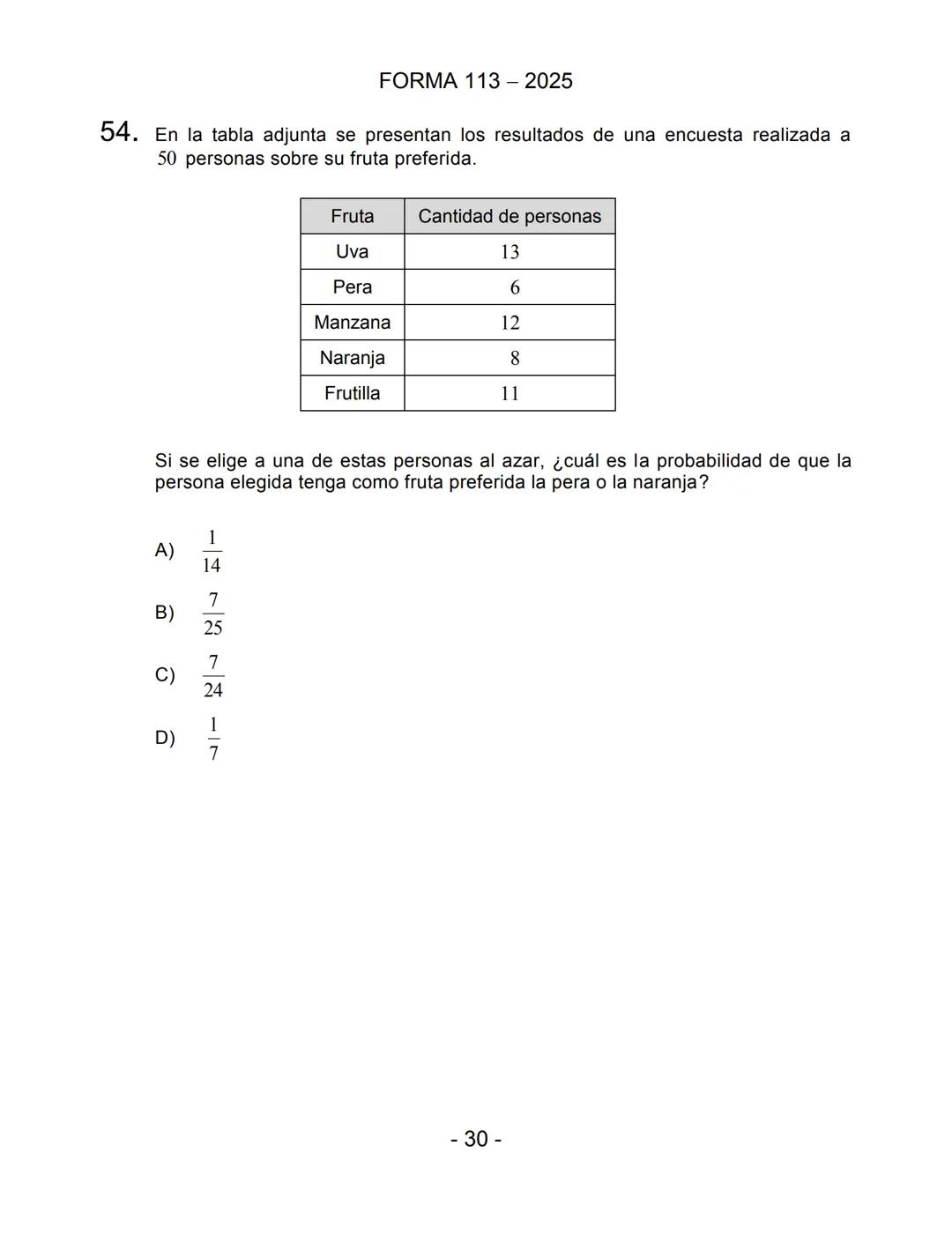 PROCESO de
ADMISIÓN
20
25
DEMRE
PIONEROS EXPERTOS CONFIABLES
SELECCIÓN DE
PREGUNTAS
Prueba de Acceso a la Educación Superior (PAES)
COMPE