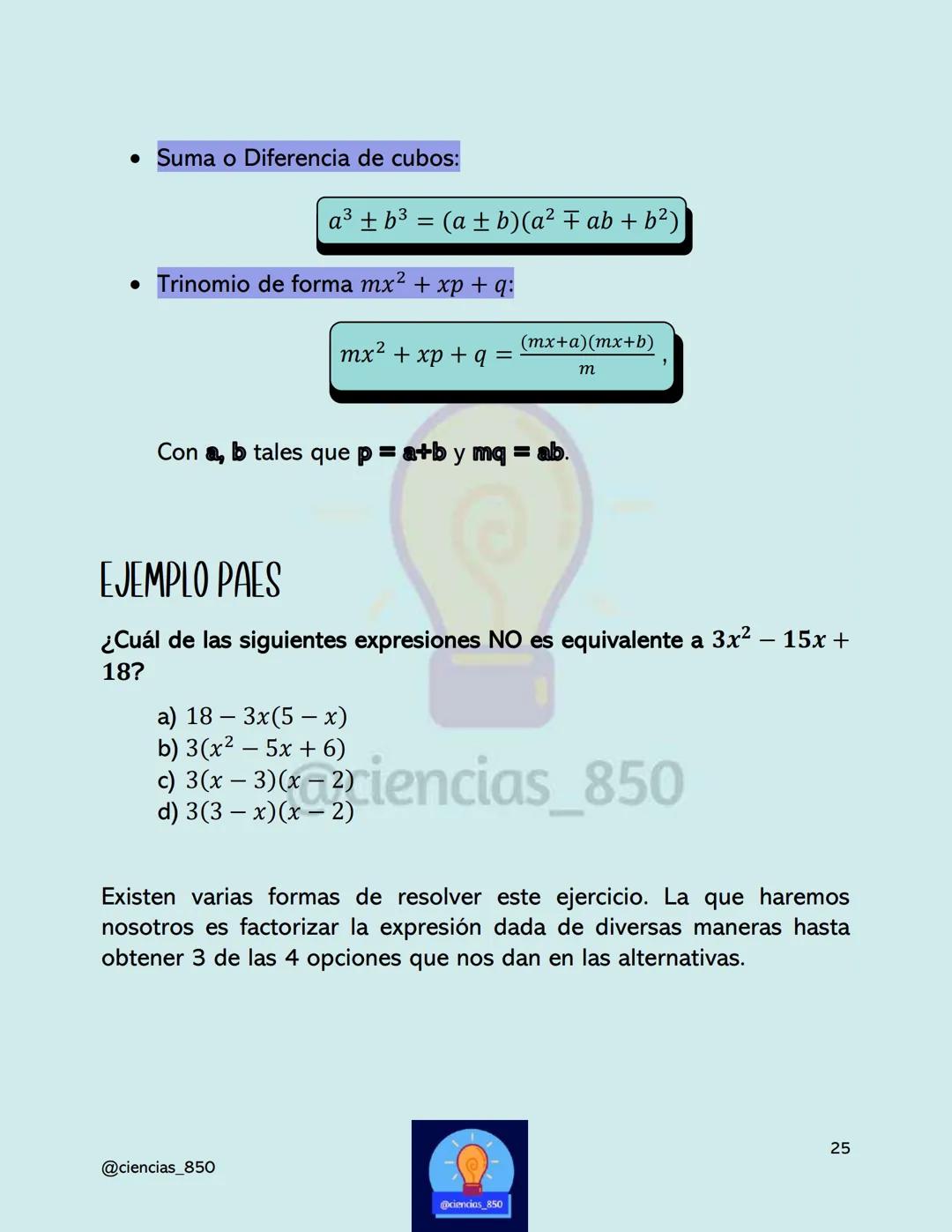 2025
LIBRO PAES
MATEMÁTICAS M1
@ciencias_850
PAES ADMISIÓN REGULAR # AGRADECIMIENTOS
¡Felicidades! Muchas gracias por haber comprado est