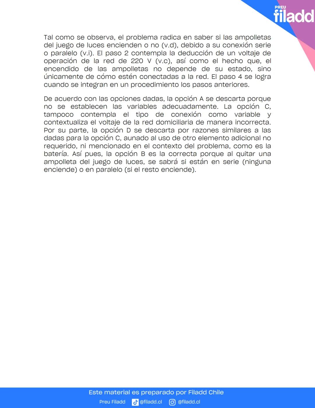 # GUÍA TEORICA
Ciencias Integradas
GUÍA
TEÓRICA
Preu Filadd @filadd.cl @filadd.cl
PREU
filadd # Habilidades científicas
## Introducción