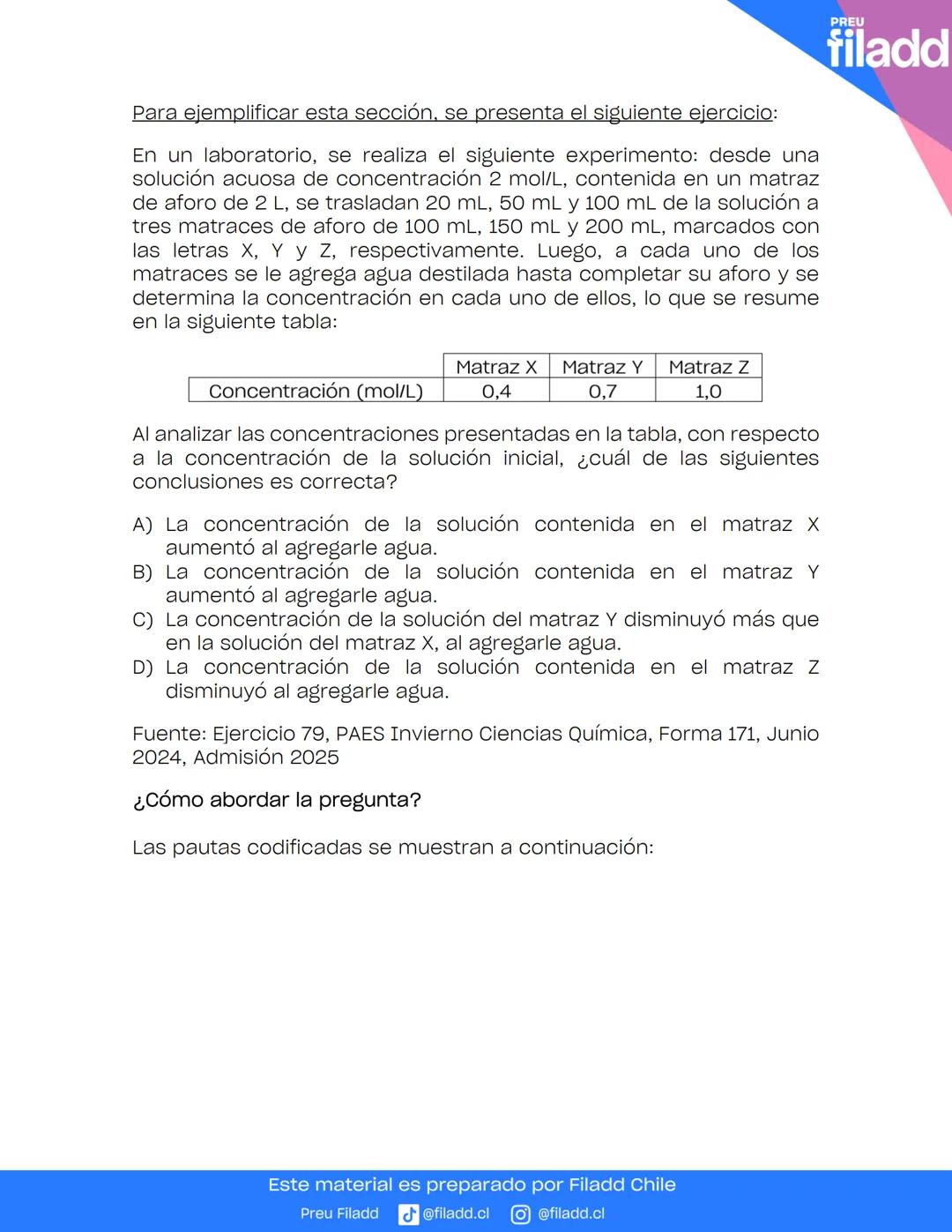 # GUÍA TEORICA
Ciencias Integradas
GUÍA
TEÓRICA
Preu Filadd @filadd.cl @filadd.cl
PREU
filadd # Habilidades científicas
## Introducción