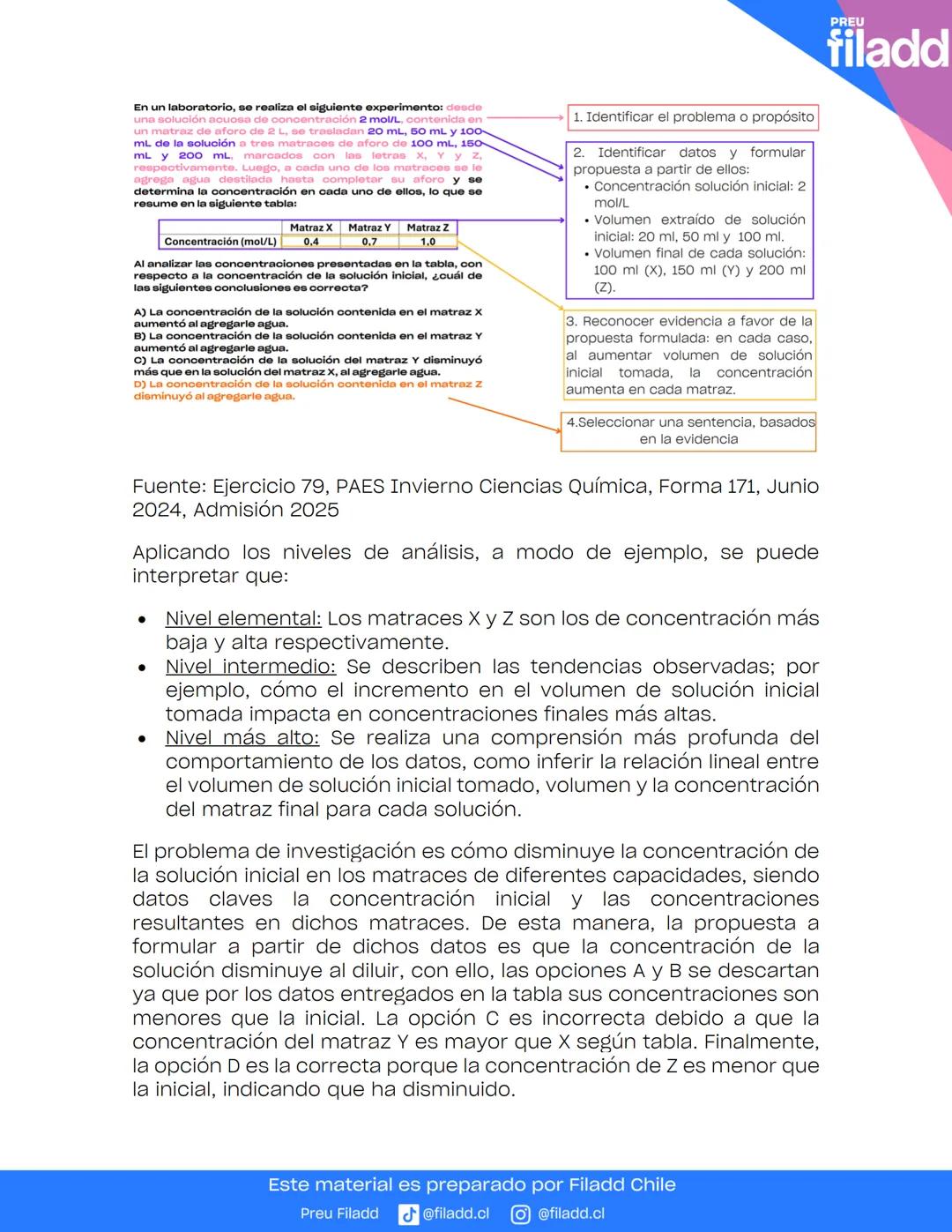 # GUÍA TEORICA
Ciencias Integradas
GUÍA
TEÓRICA
Preu Filadd @filadd.cl @filadd.cl
PREU
filadd # Habilidades científicas
## Introducción