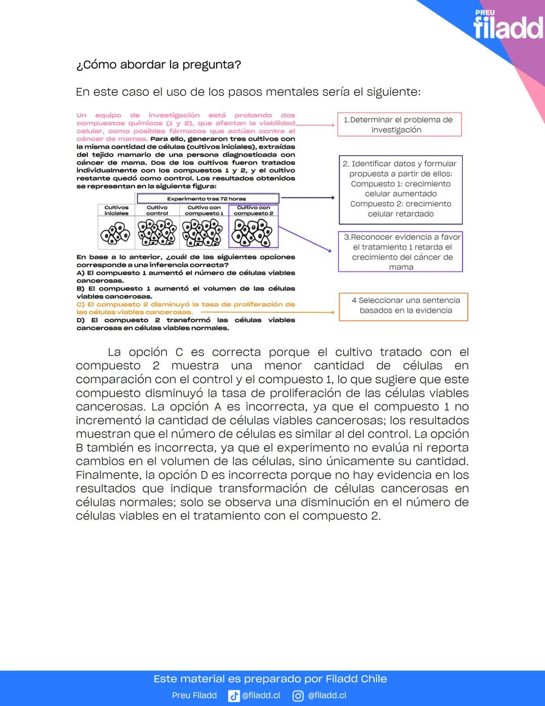 # GUÍA TEORICA
Ciencias Integradas
GUÍA
TEÓRICA
Preu Filadd @filadd.cl @filadd.cl
PREU
filadd # Habilidades científicas
## Introducción