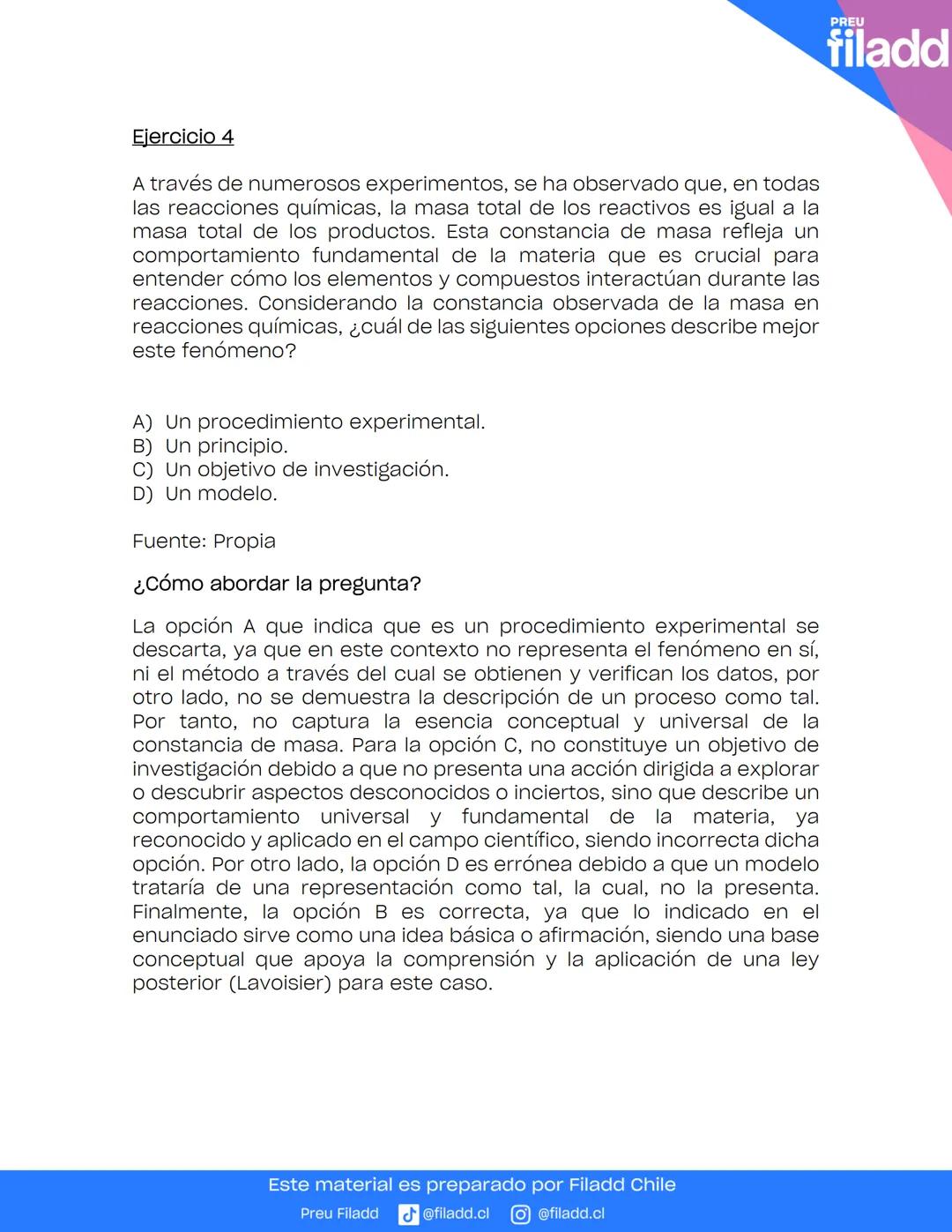# GUÍA TEORICA
Ciencias Integradas
GUÍA
TEÓRICA
Preu Filadd @filadd.cl @filadd.cl
PREU
filadd # Habilidades científicas
## Introducción