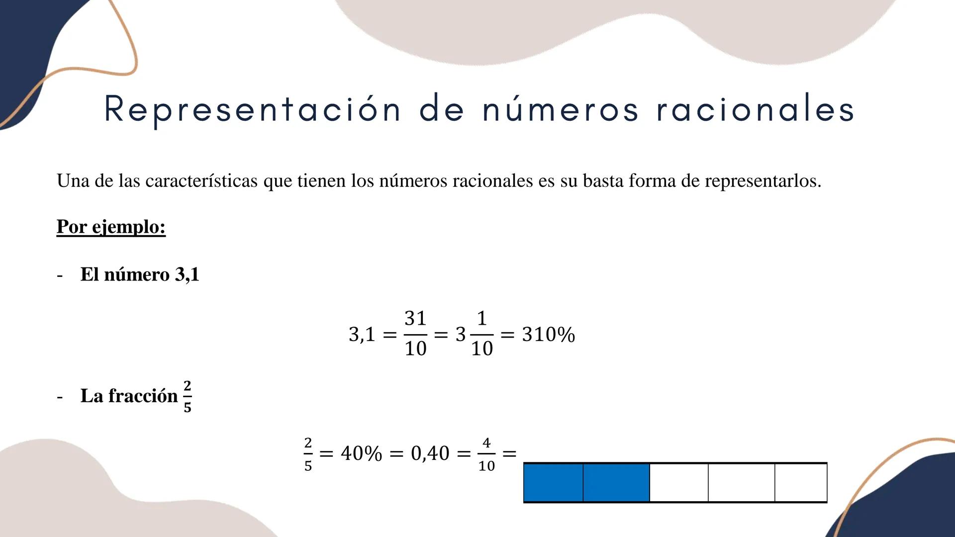 # NÚMEROS
RACIONALES # ¿QUÉ ES UN NÚMERO
RACIONAL?
Un número racional se define como aquella cantidad numérica que
puede ser escrita como