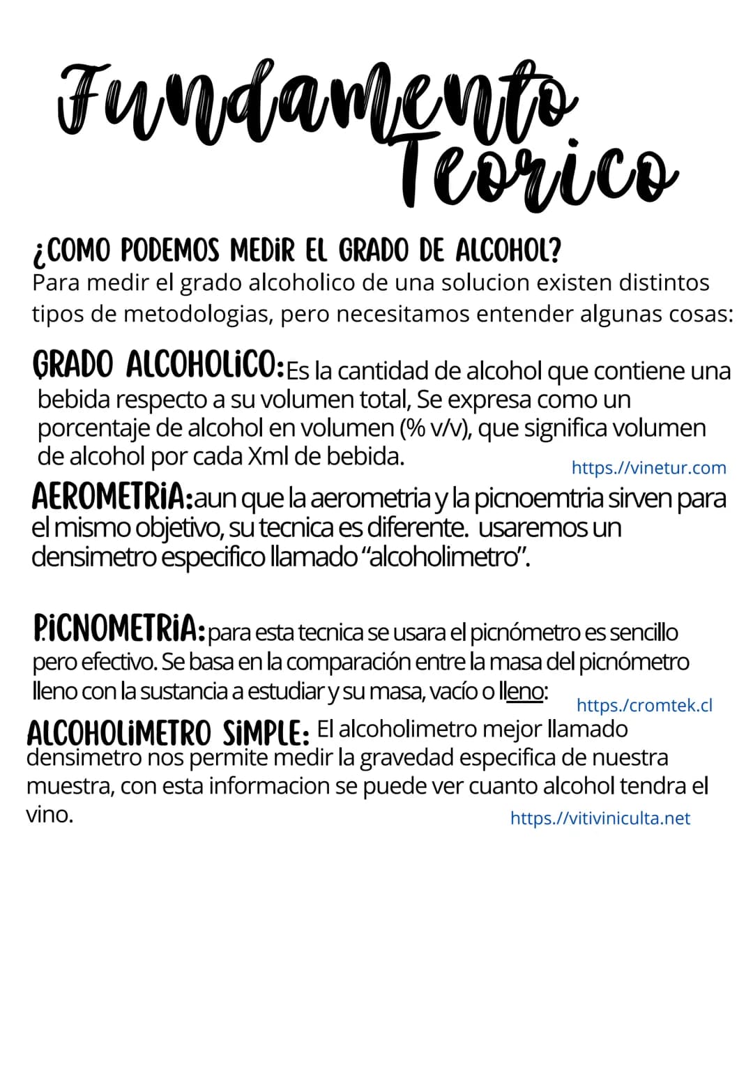 ¿como sacar el
Grado Alcoholico?
(informe)
Nombre: Benjamin Ponce
Profesor: Italo Bolivar
Curso 3Medio B Grupo 2
Asignatura. Elaboracion de
