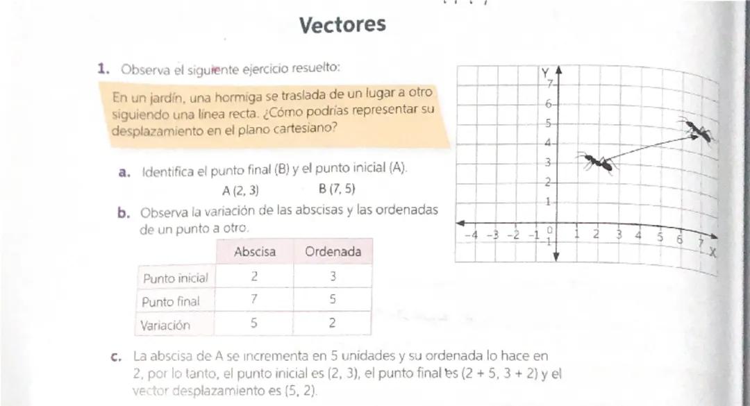Vectores y planos cartesianos