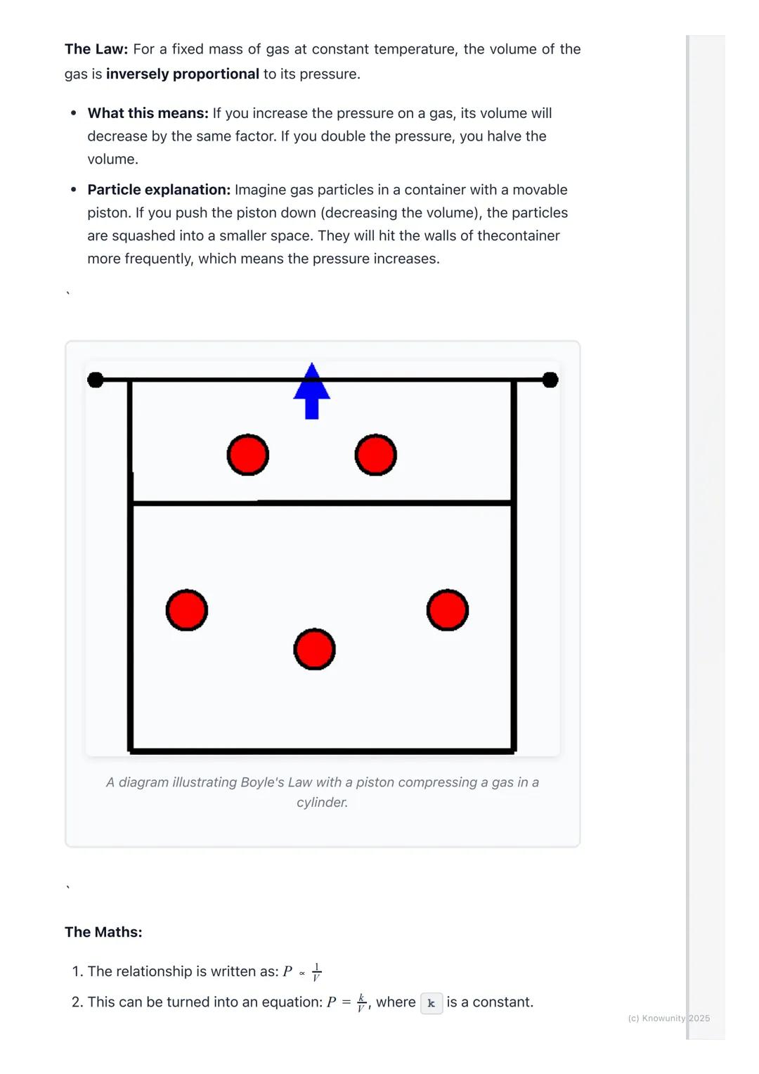 # Gas Laws (Boyle's Law,
Charles's Law)
Introduction to the gas laws
The gas laws are a set of rules that describe how gases behave when t
