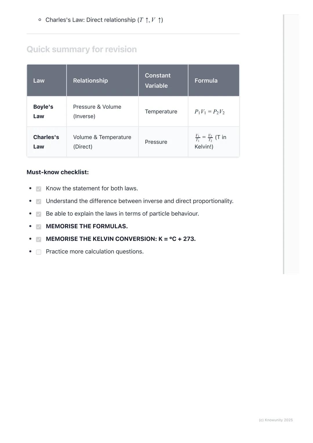 # Gas Laws (Boyle's Law,
Charles's Law)
Introduction to the gas laws
The gas laws are a set of rules that describe how gases behave when t