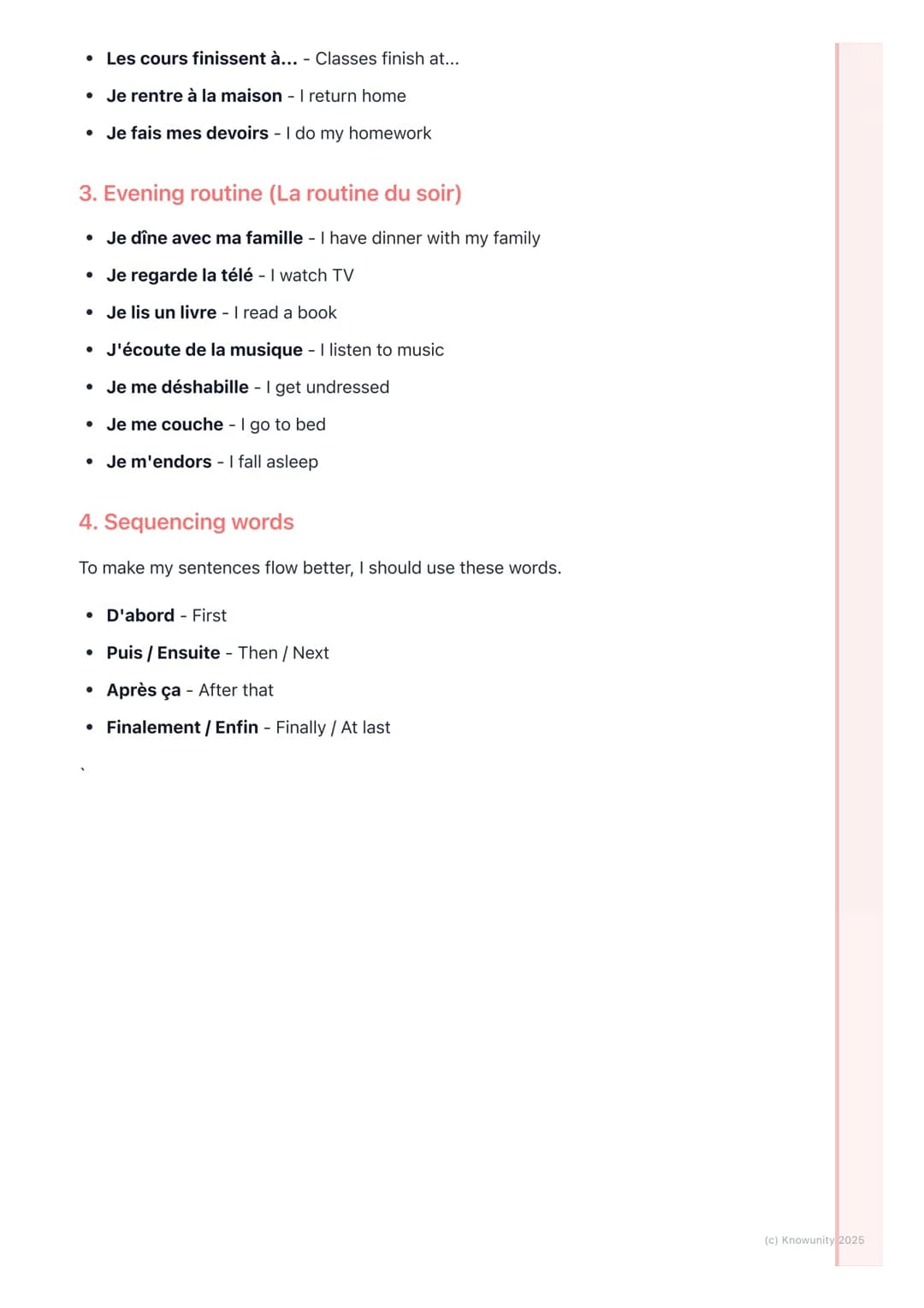 # Ma journée typique
Introduction to describing my day
This topic is all about how to describe a typical day in French. It's really useful