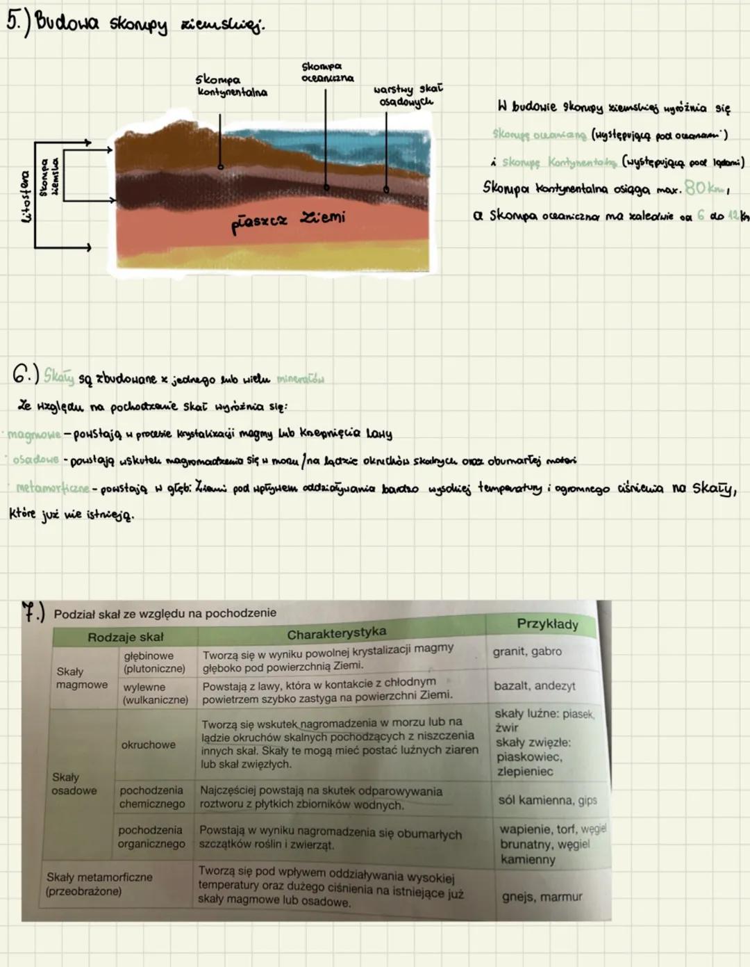 # badawa wnętrza ziemir
1.) Litosfera
procesy wewnętrzne
(endogenicene)
2.) procesy zewnętane
(egzogeniczne)
Skoripa ziemska
plasz górn