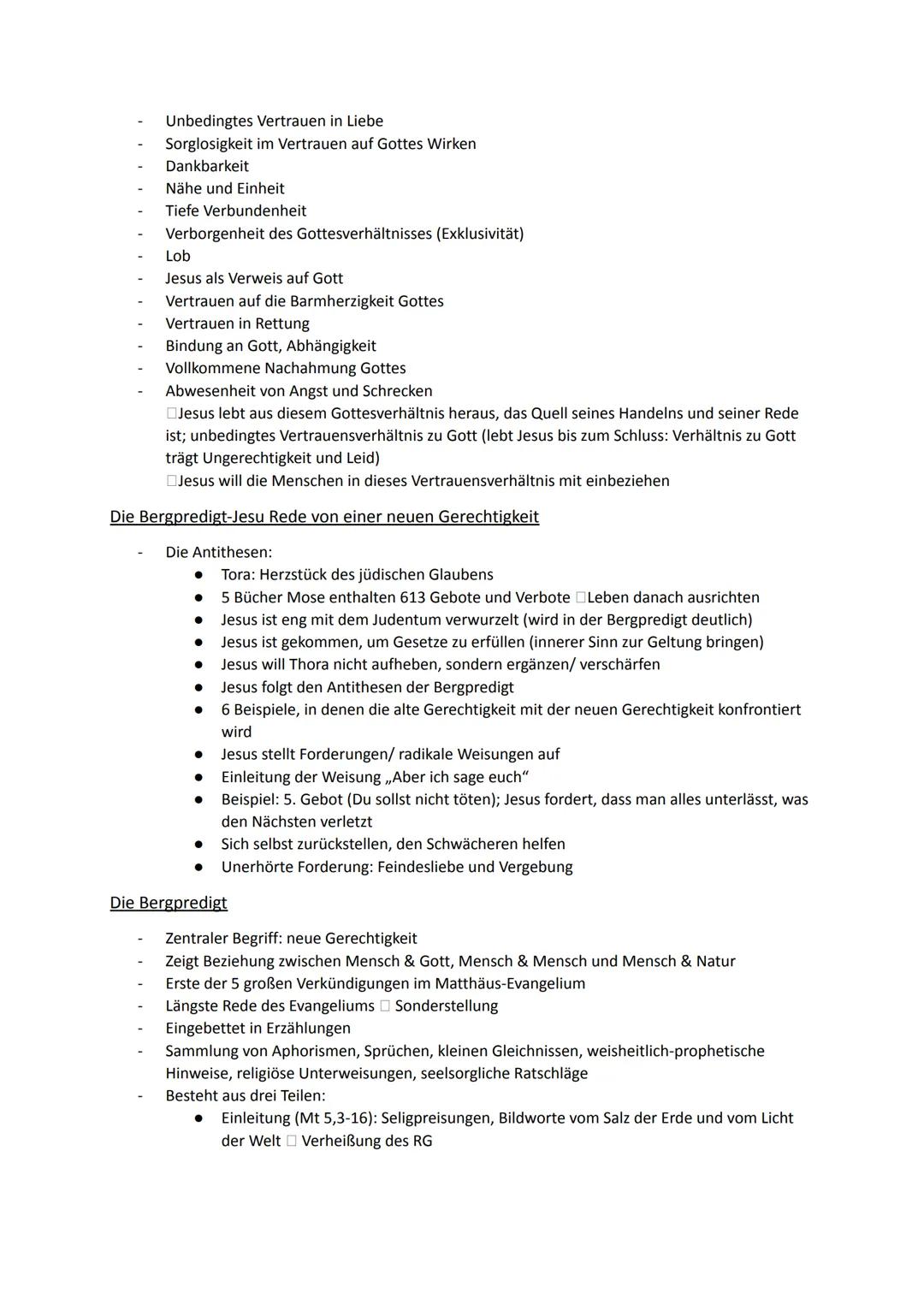 Religion Abiturstoff
Q1: Jesus Christus- das menschgewordene Wort Gottes: Die Reich-Gottes-Botschaft, Die
Auferstehung Jesu (Hoffnung über