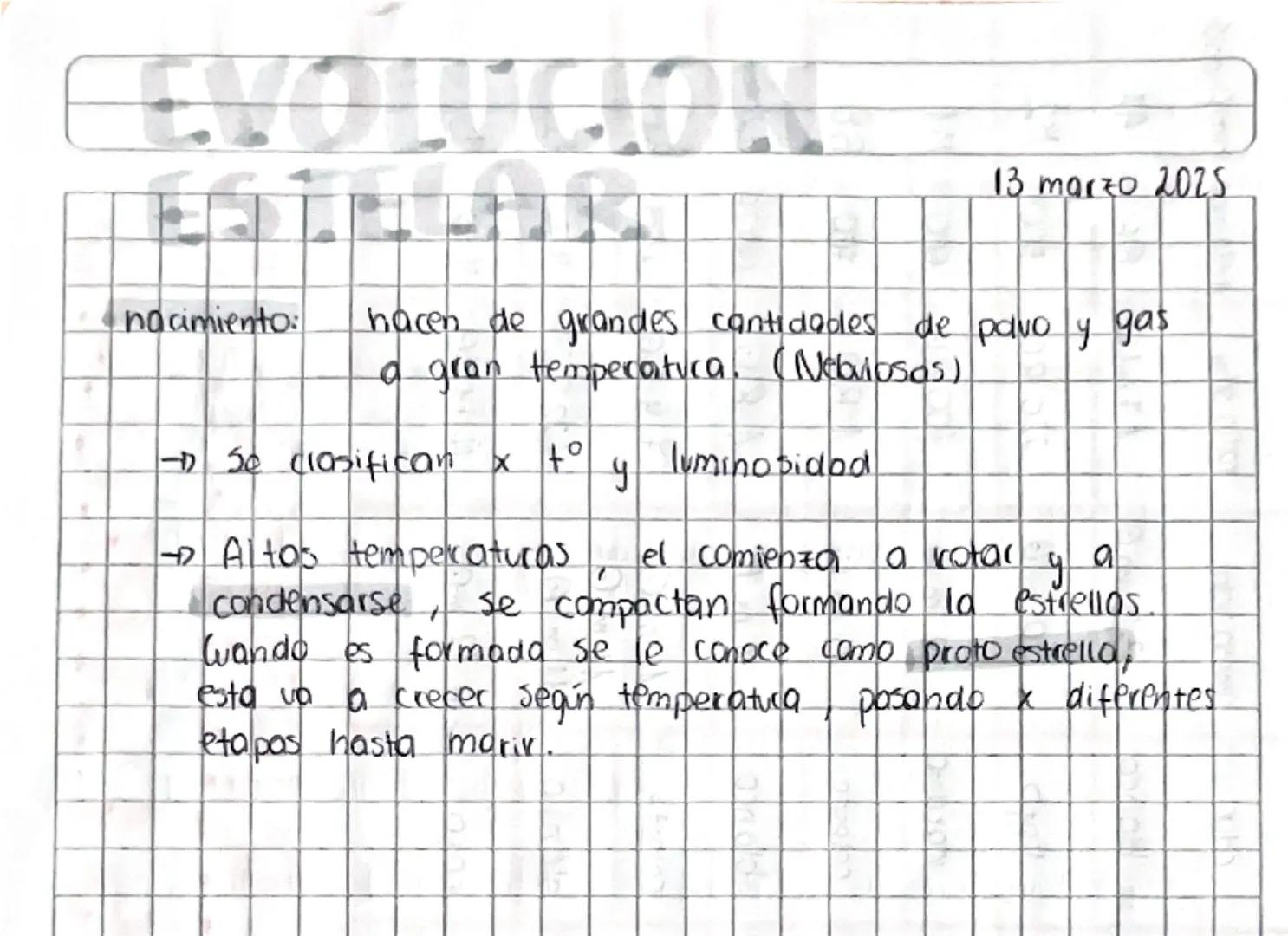 # Unidad 0:
# ASTRONOMÍA : clasificación estelar
6 marzo 2025
Las estrellas: Enarmes todas de gas a alta temperatura, pasan toda su vida