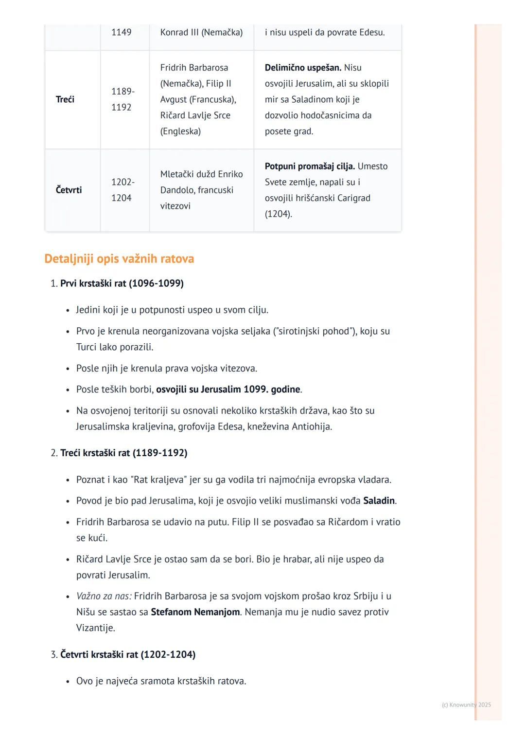 # Krstaški ratovi
## Uvod u krstaške ratove
Krstaški ratovi su bili veliki vojni pohodi koje su vodili hrišćani iz zapadne Evrope,
uglavno