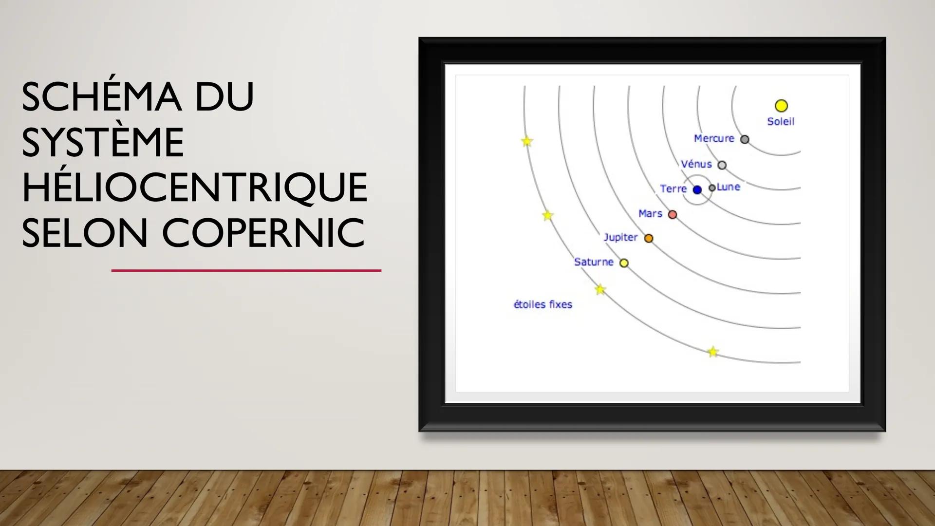 # DU GÉOCENTRISME À
# L'HÉLIOCENTRISME
LIVRE PAGE 172-173-180 # QU'EST CE QUE LE GÉOCENTRISME ET
# L'HÉLIOCENTRISME?
* Le géocentrisme e