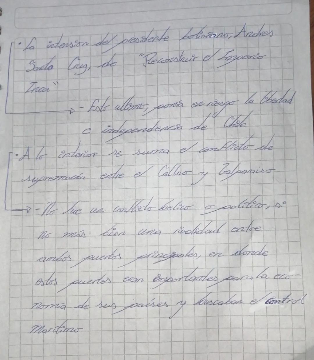 Historia - Chile
(1836-1839)
Guerra contra la Confederación Peru-Boliviana
• En esta guerra no se perdió ni ganó
territorio
• Guerra aduaner