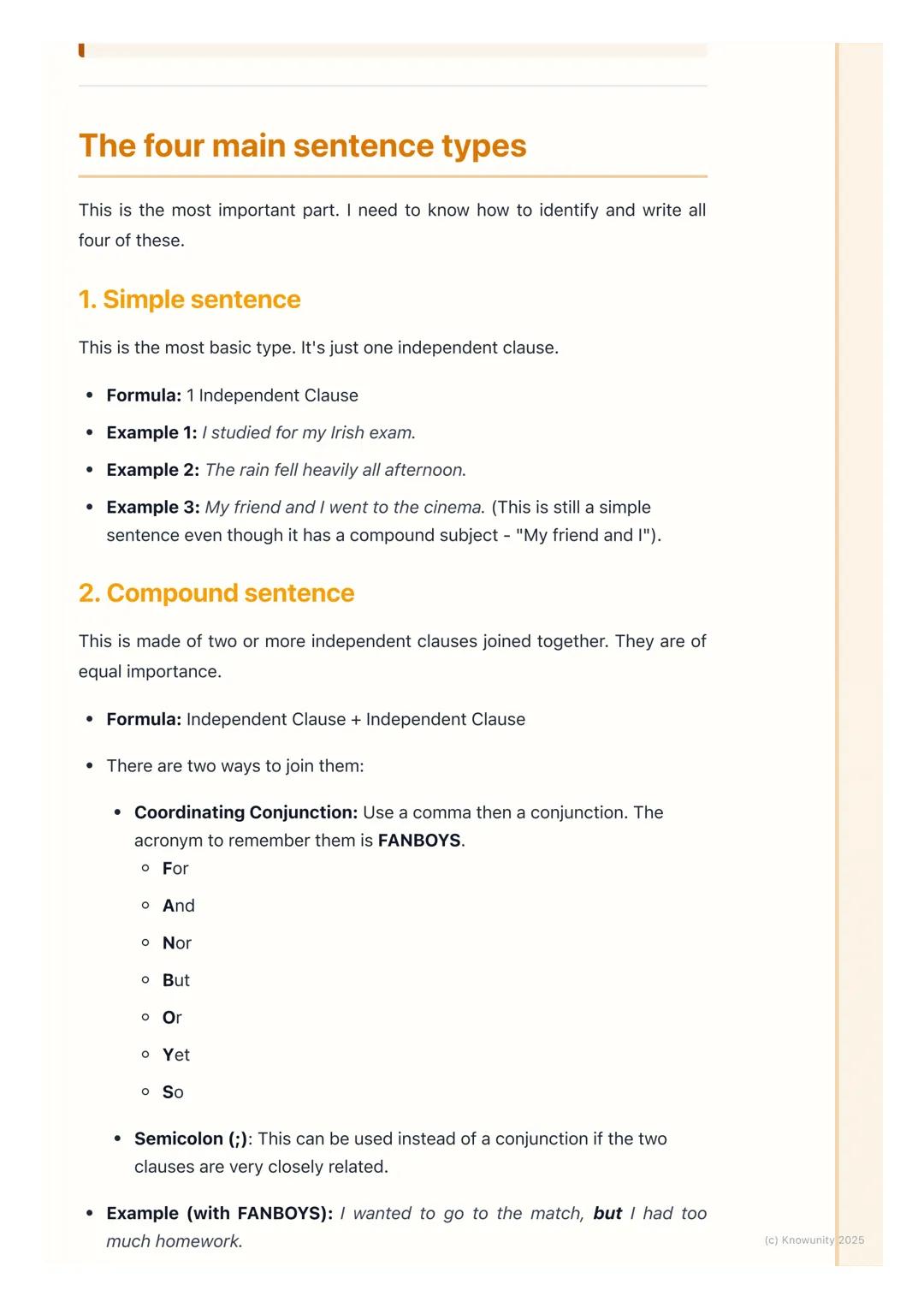 # Sentence Structure
An introduction to sentence structure
Okay, so this is all about how we build sentences. Using different types of
sen