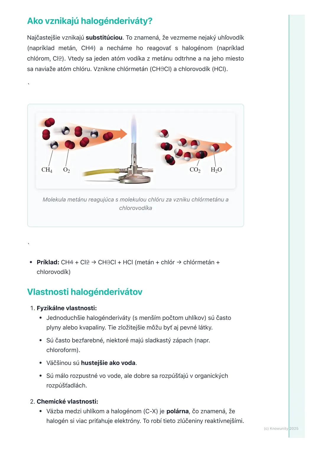# Halogénderiváty
## 1. Prehľad / Úvod
Takže, dnes sa pozrieme na halogénderiváty. Sú to organické zlúčeniny, čo
znamená, že obsahujú uhlí
